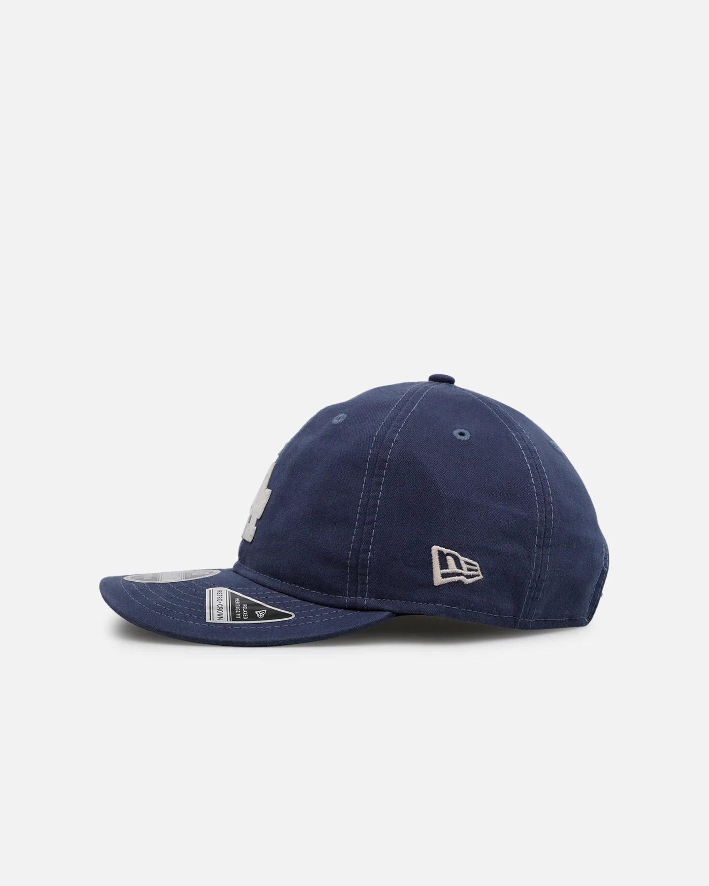 New Era Los Angeles Dodgers 'Felt Logo' 9FIFTY Retro Crown Strapback Blue - Image 4