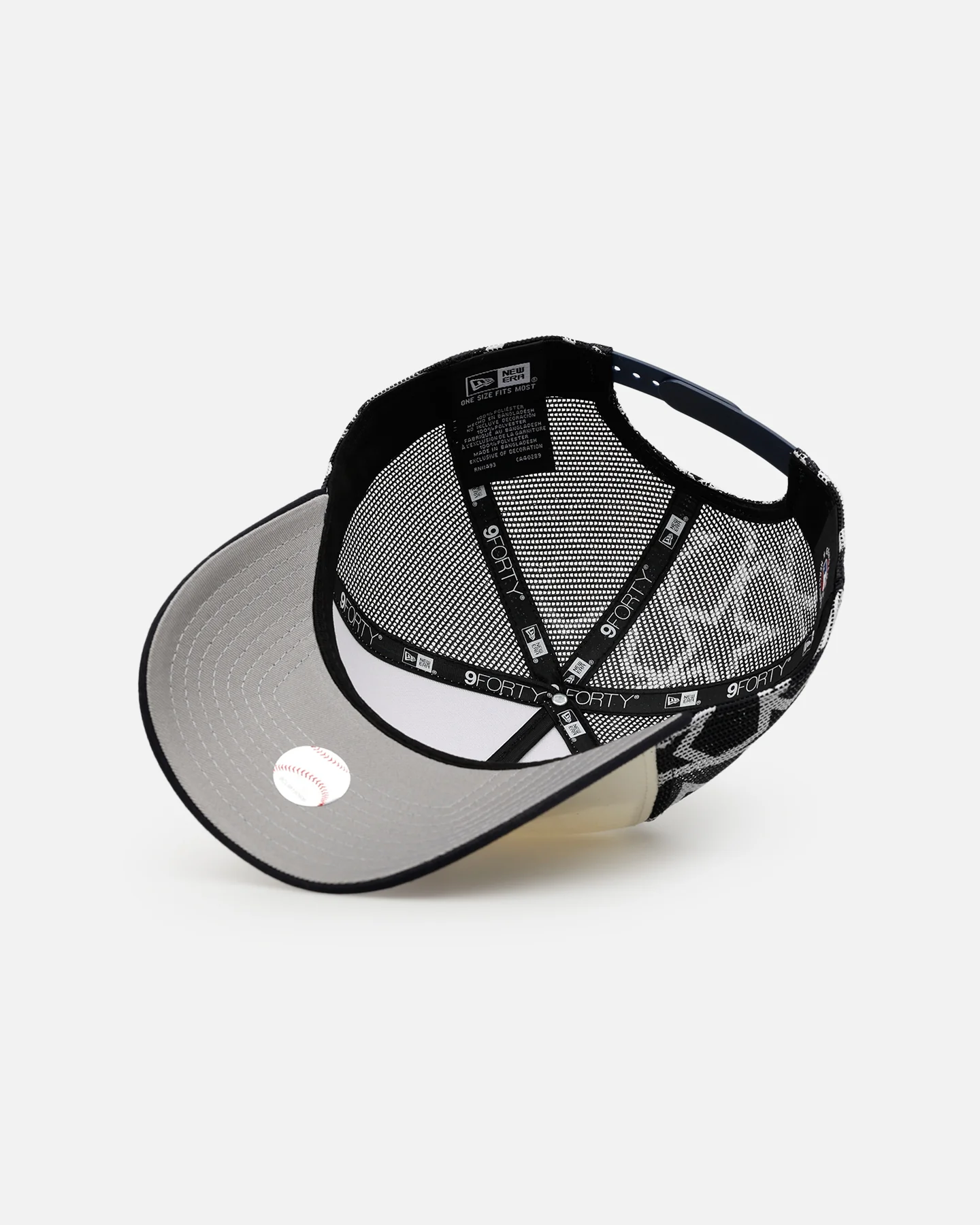 New Era Los Angeles Dodgers 'Forth Of July' 9FORTY A-Frame Snapback Chrome/Navy - Image 6