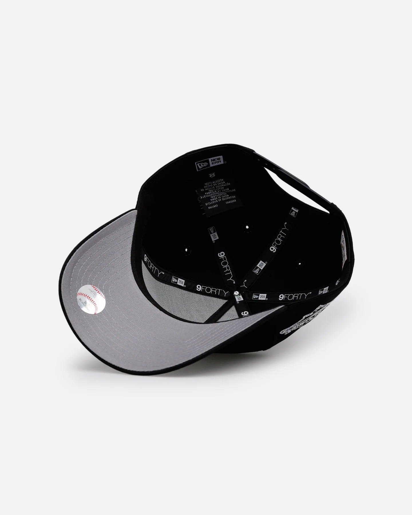 New Era Los Angeles Dodgers 'Gothic Arch 2.0' 9FORTY A-Frame Snapback Black/White - Image 6