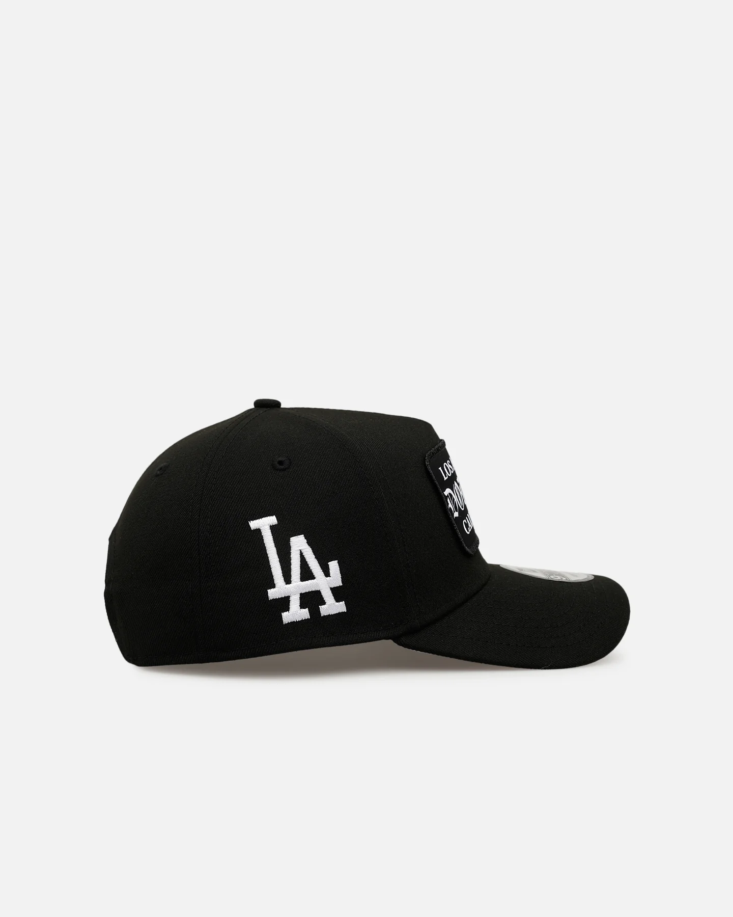New Era Los Angeles Dodgers 'Gothic Patch' 9FORTY A-Frame Snapback Black - Image 3