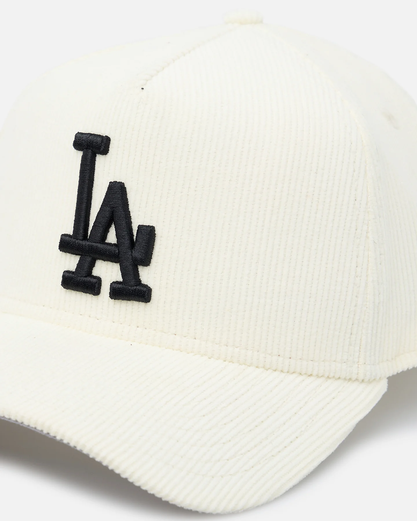 New Era Los Angeles Dodgers "Japan Pack" 9FORTY A-Frame Corduroy Snapback Chrome/Black - Image 2