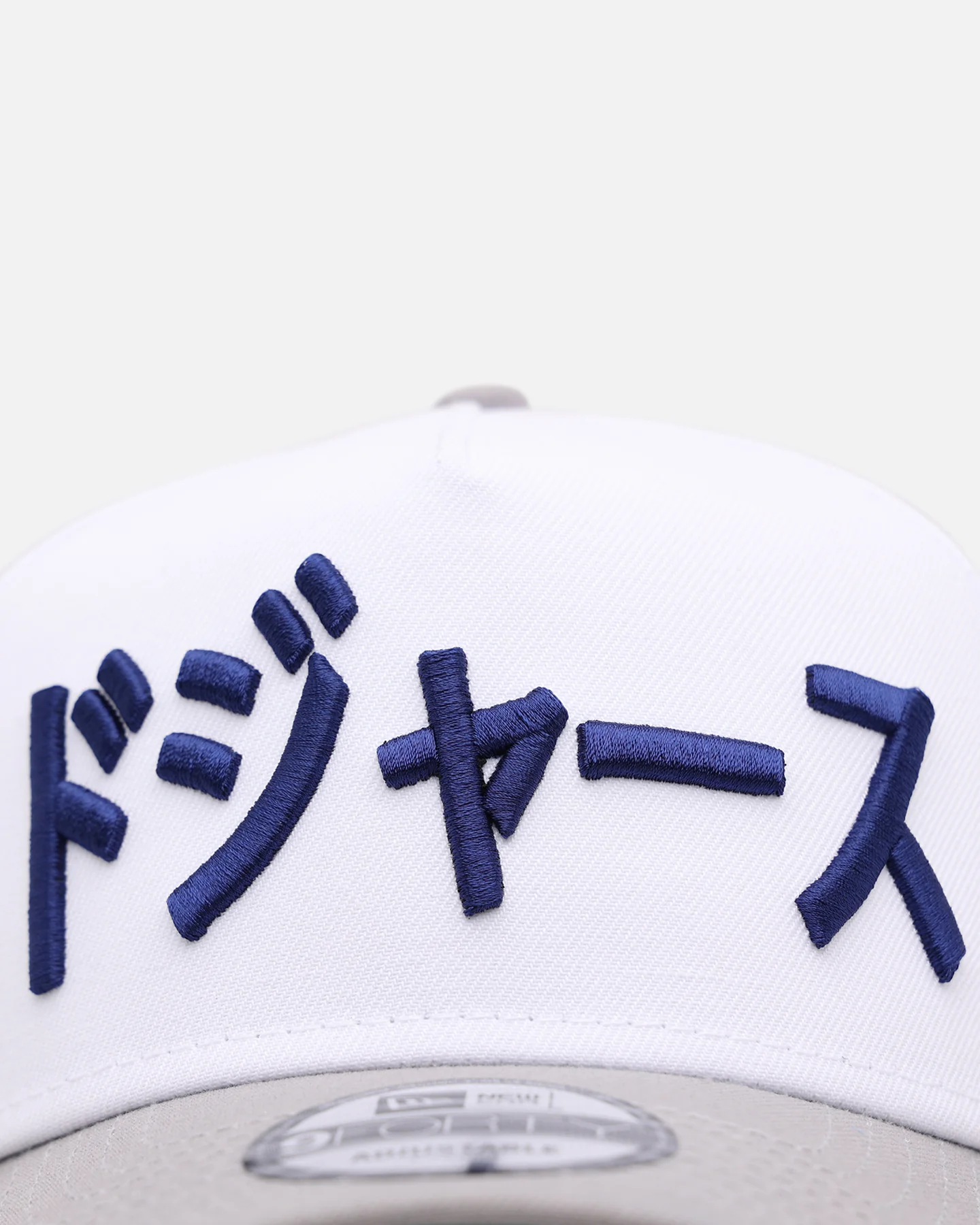 New Era Los Angeles Dodgers 'Japan Pack' Kanji 9FORTY A-Frame Snapback White/Grey - Image 5