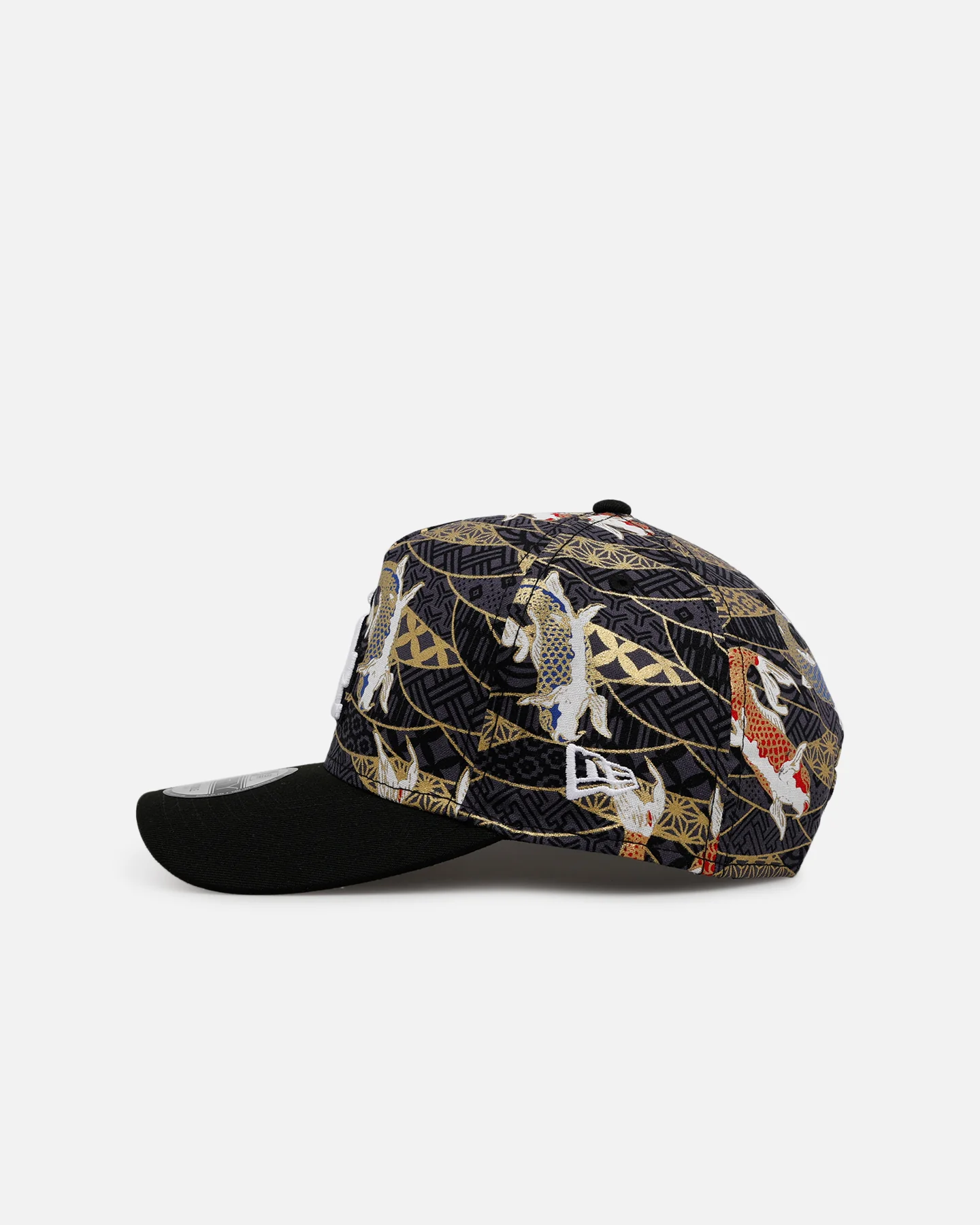New Era Los Angeles Dodgers 'Koi' 9FORTY A-Frame Snapback Black/Multi-Colored - Image 4