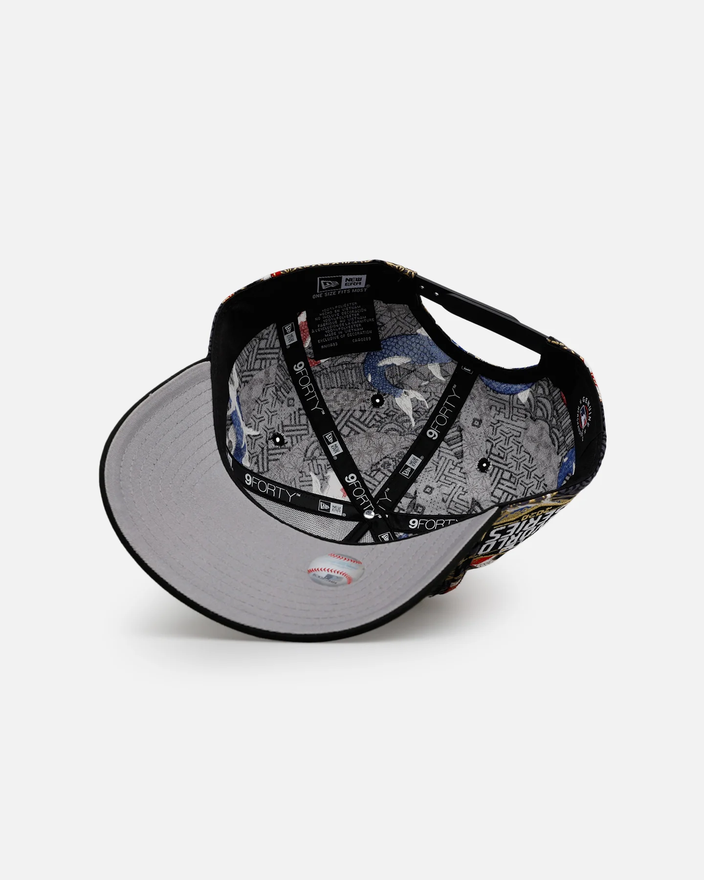 New Era Los Angeles Dodgers 'Koi' 9FORTY A-Frame Snapback Black/Multi-Colored - Image 6