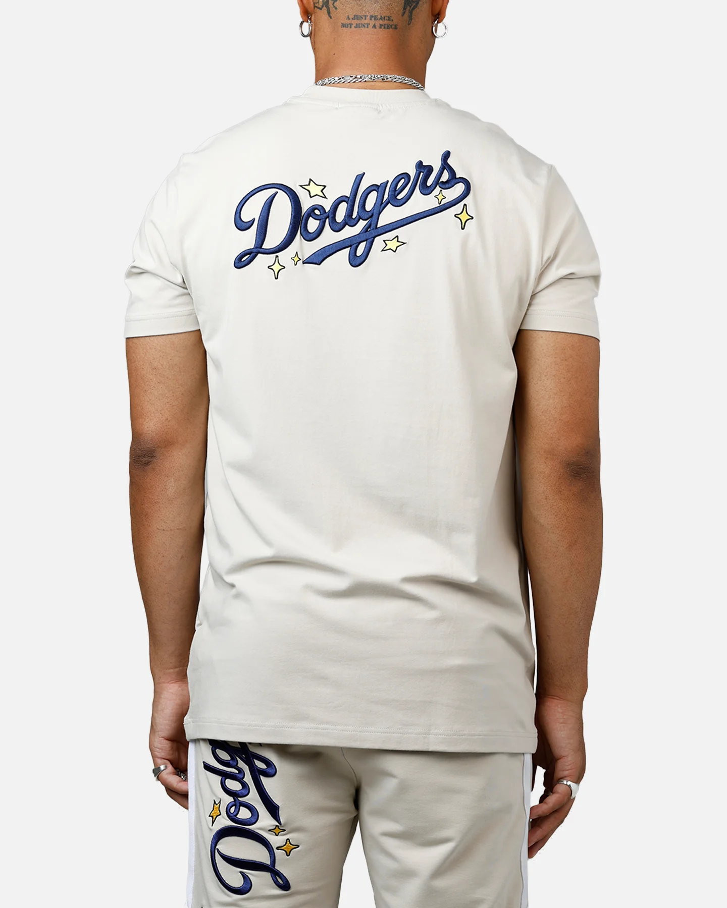 New Era Los Angeles Dodgers 'Logo Select' Summer T-Shirt Stone - Image 2