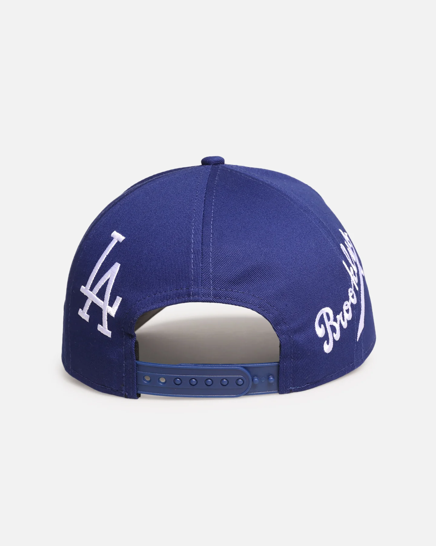 New Era Los Angeles Dodgers 'MLB All Over Logos' 9FORTY A-Frame Snapback Official Team Colour - Image 2