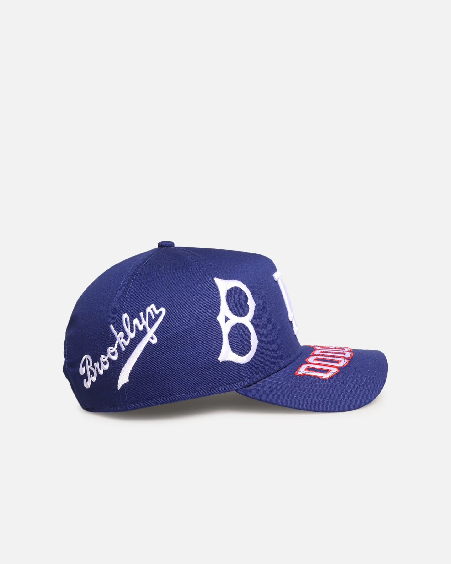 New Era Los Angeles Dodgers 'MLB All Over Logos' 9FORTY A-Frame Snapback Official Team Colour - Image 3