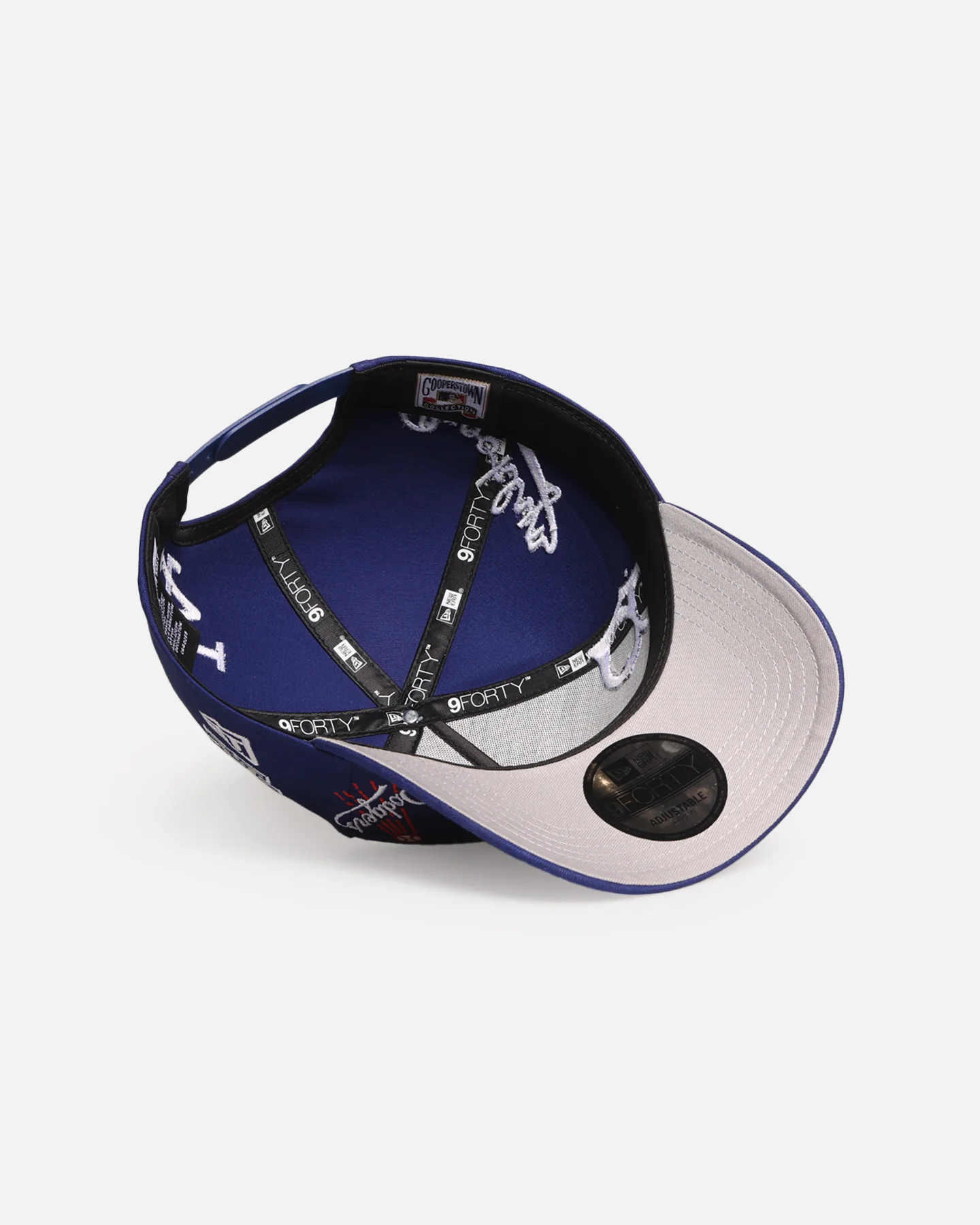New Era Los Angeles Dodgers 'MLB All Over Logos' 9FORTY A-Frame Snapback Official Team Colour - Image 6