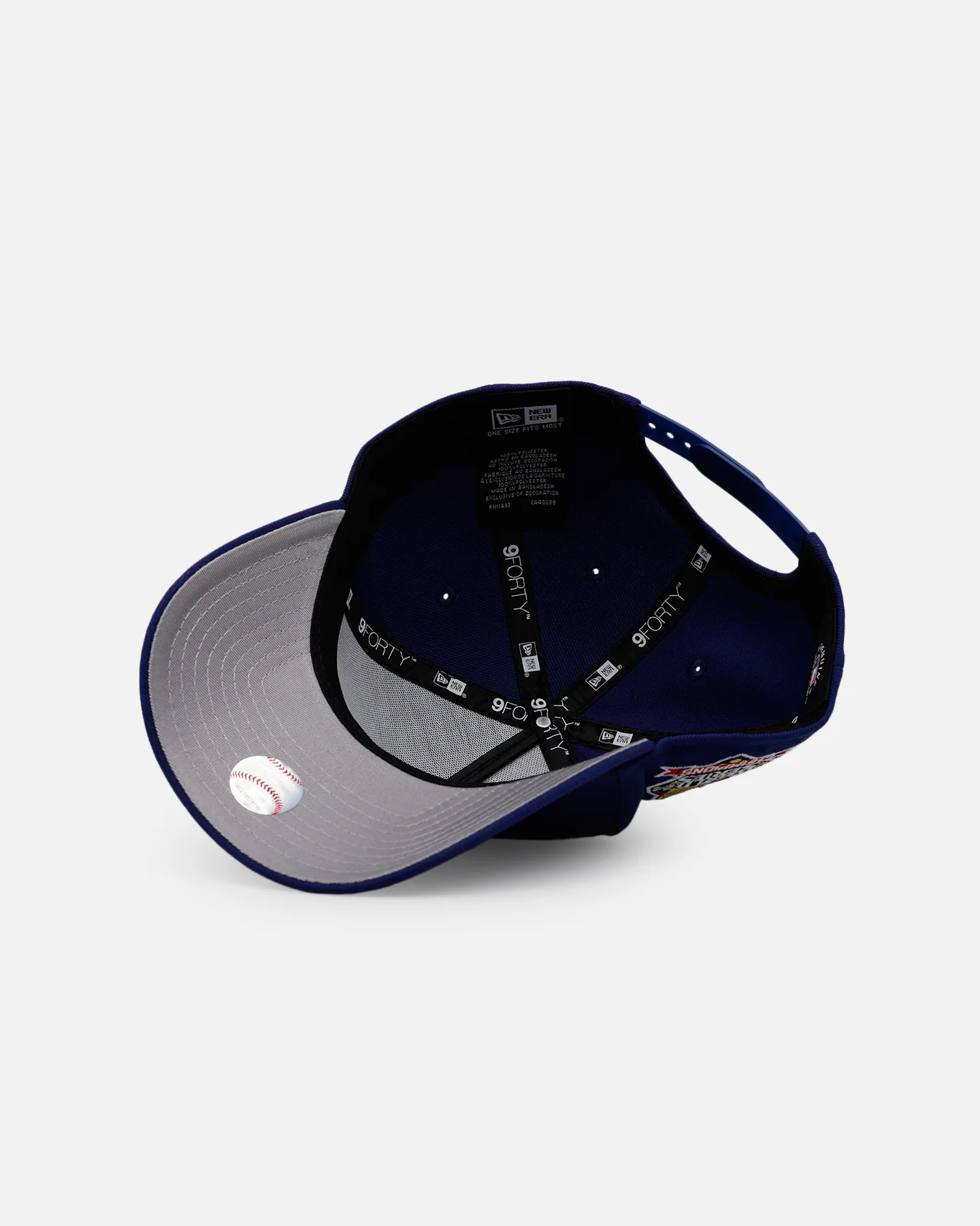 New Era Los Angeles Dodgers 'Official Team Color Rose' 9FORTY A-Frame Snapback Official Team Color - Image 6