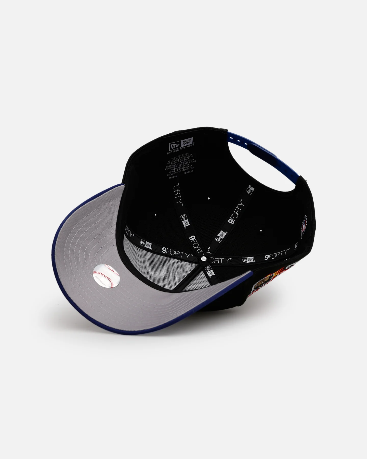 New Era Los Angeles Dodgers 'Ohtani Side Patch' Ohtani 9FORTY A-Frame Snapback Black/Blue - Image 6