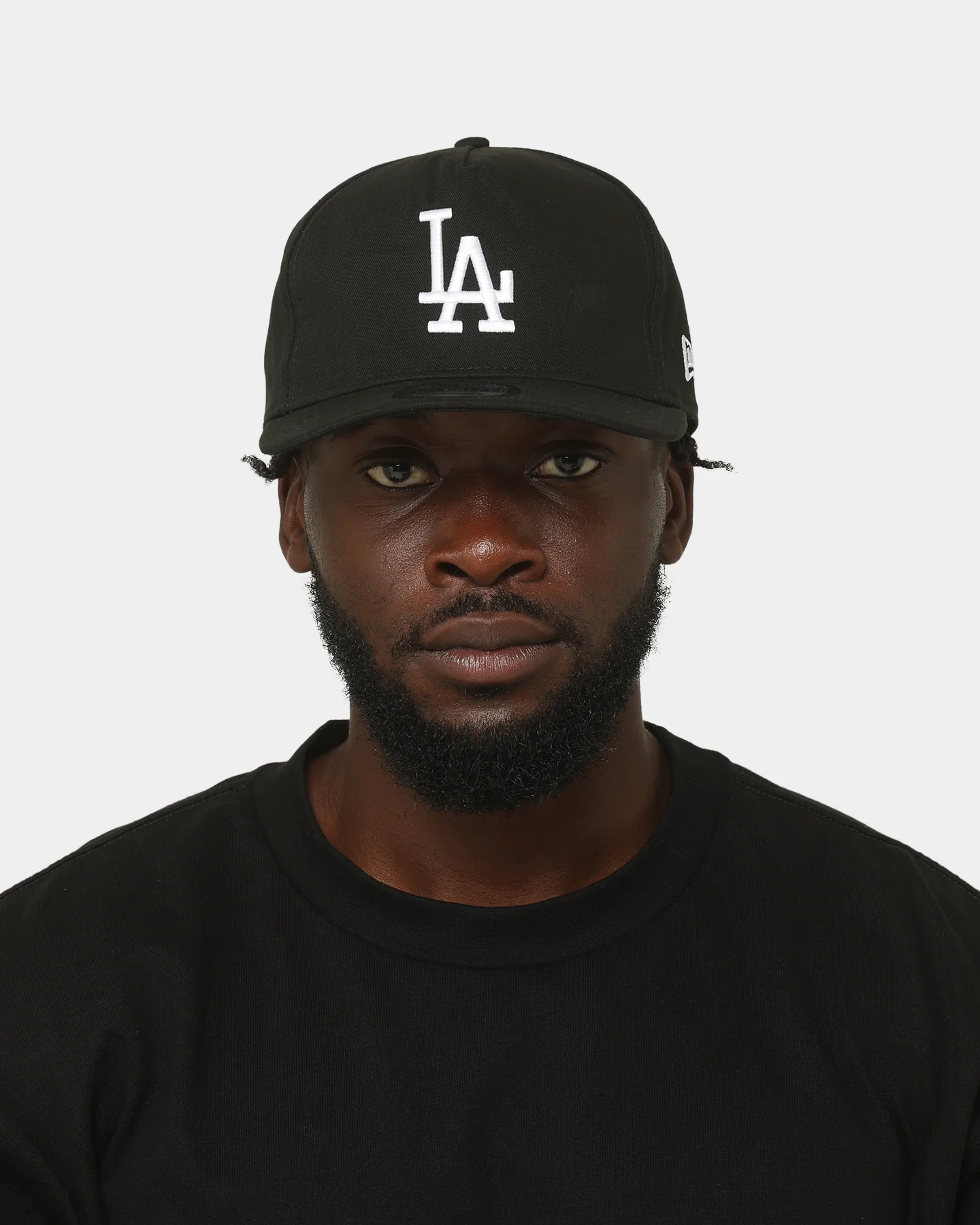 New Era Los Angeles Dodgers Old Golfer Snapback Black/White - Image 8