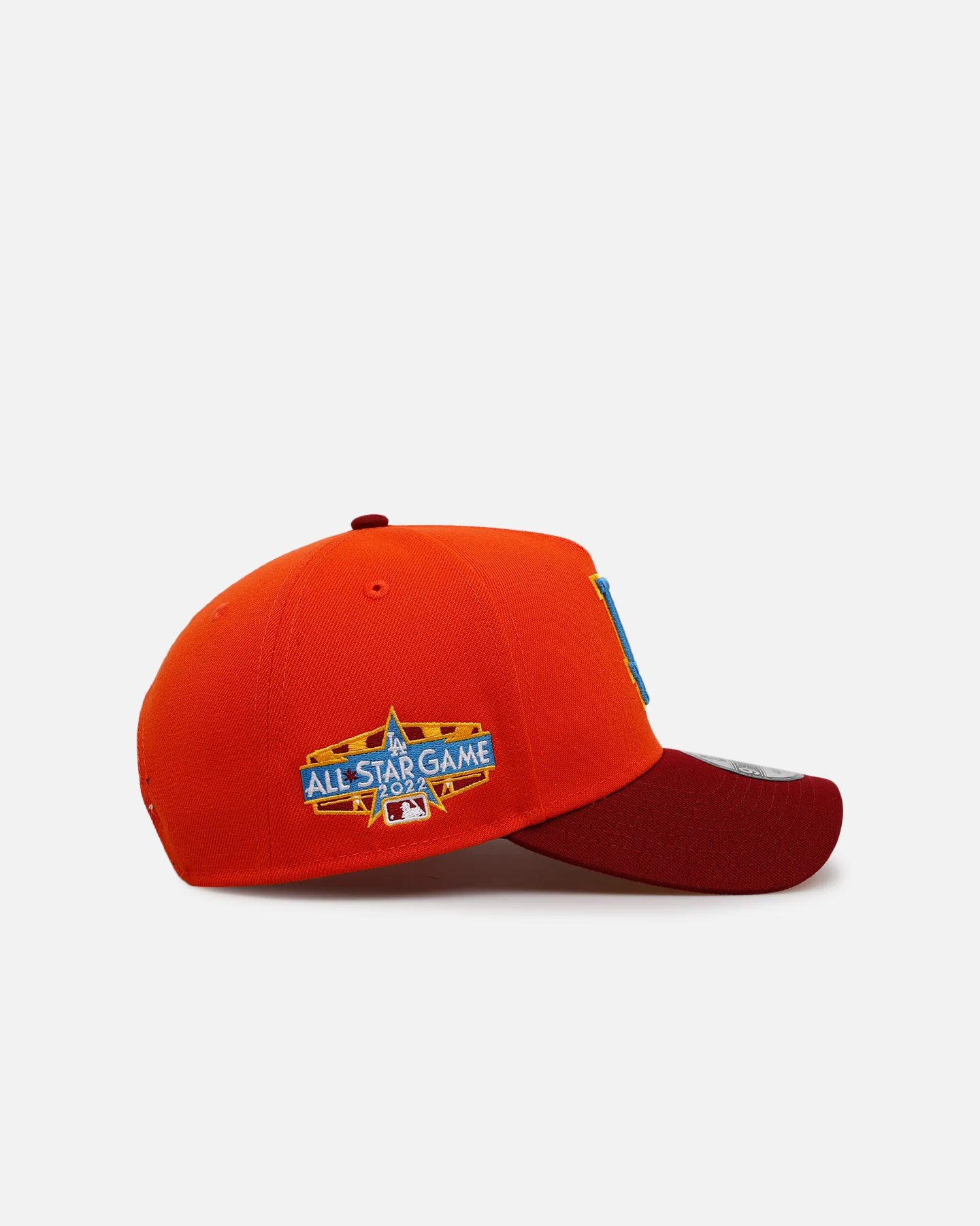 New Era Los Angeles Dodgers 'Horizon' 9FORTY A-Frame Snapback Orange - Image 3