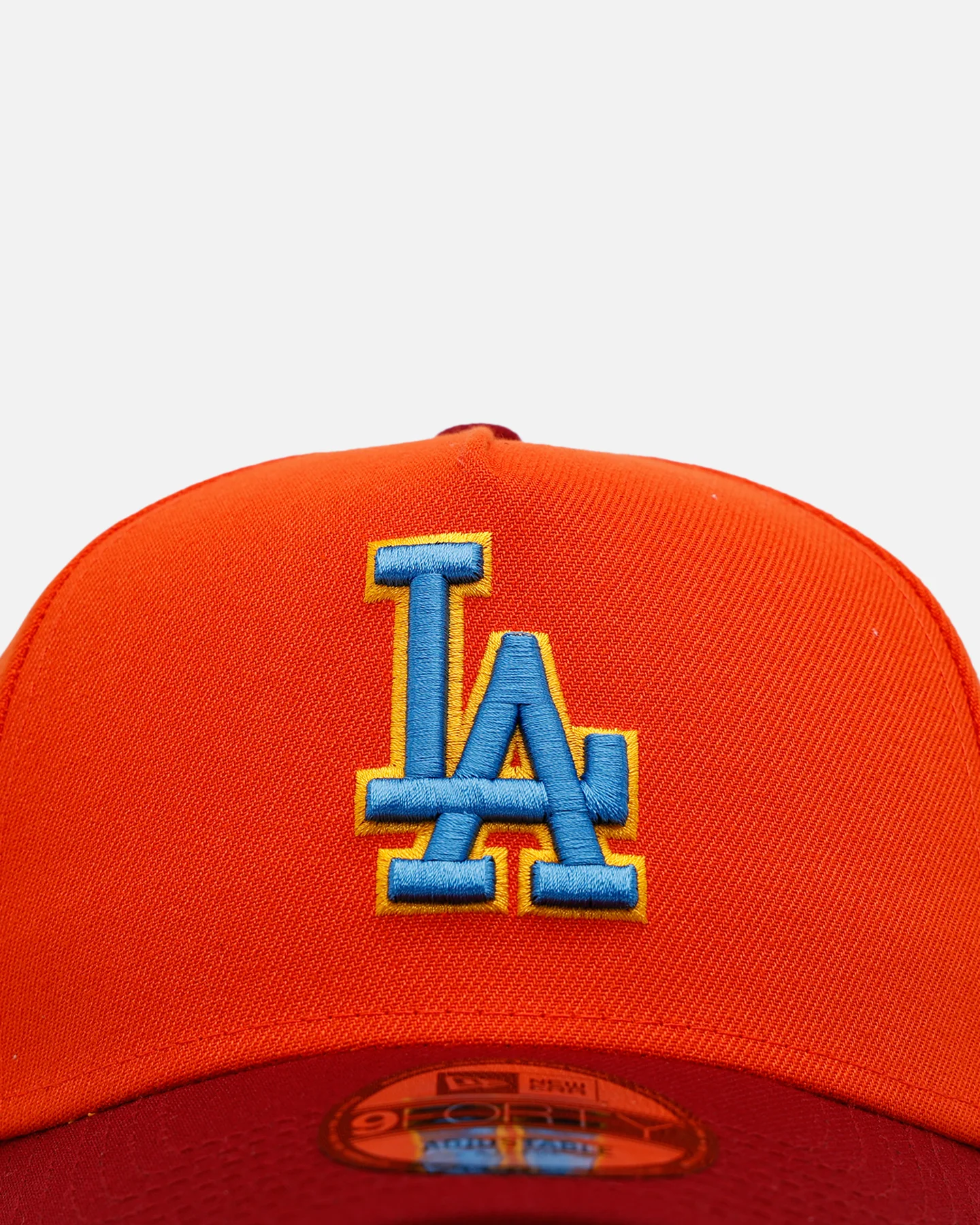 New Era Los Angeles Dodgers 'Horizon' 9FORTY A-Frame Snapback Orange - Image 5