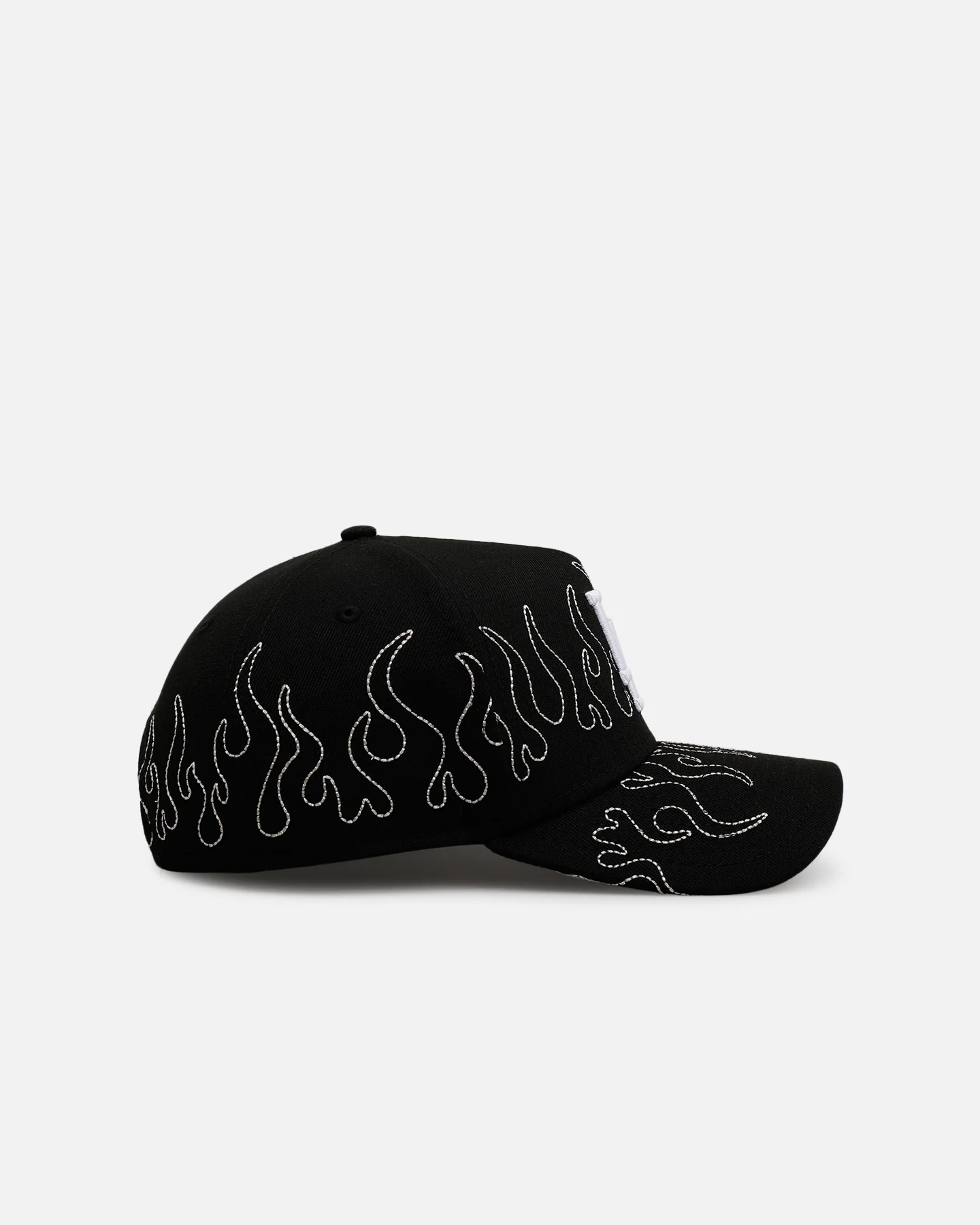 New Era Los Angeles Dodgers 'Outline Flames' 9FORTY A-Frame Snapback Black - Image 3