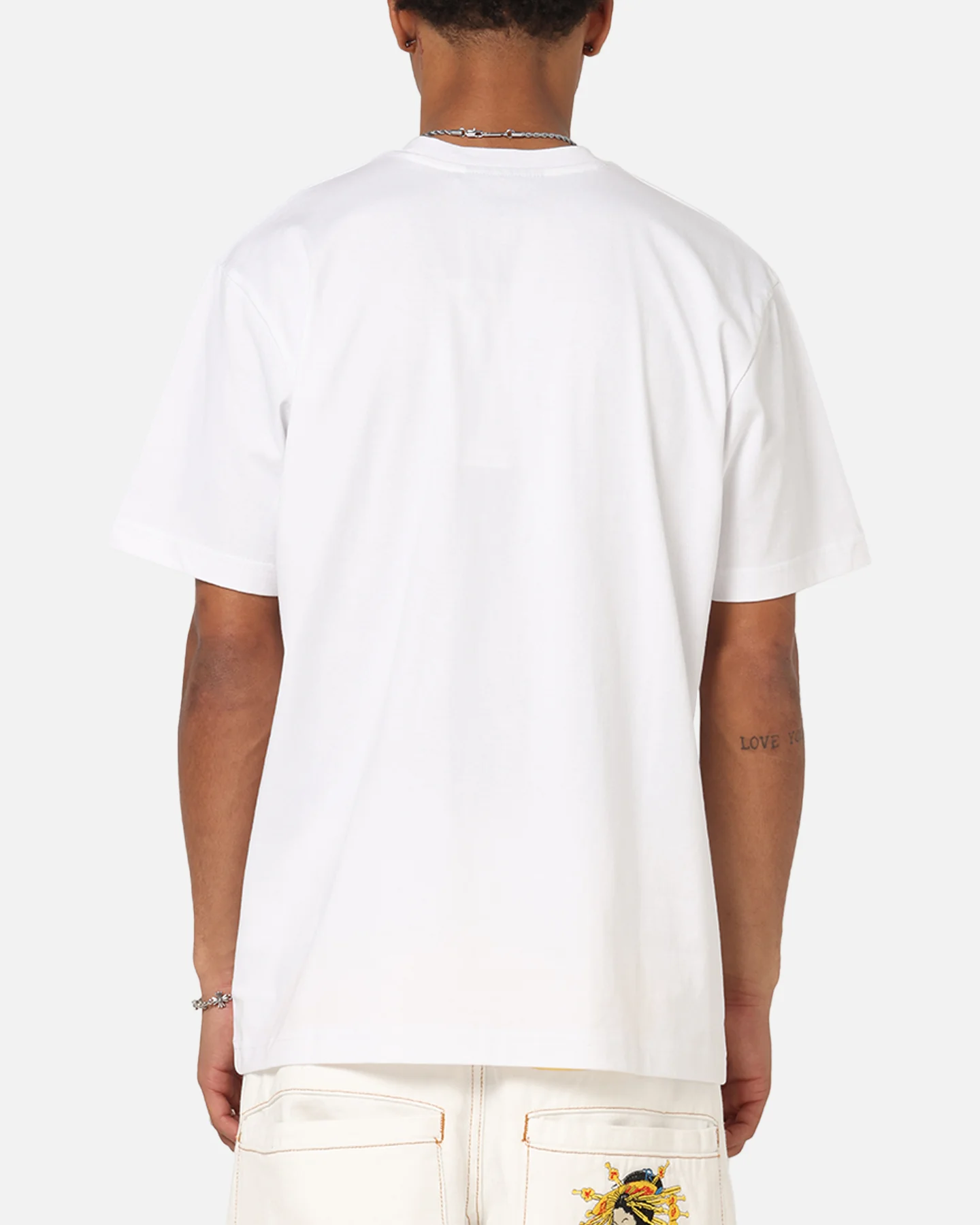 New Era Los Angeles Dodgers Oversized Paint T-Shirt White - Image 3