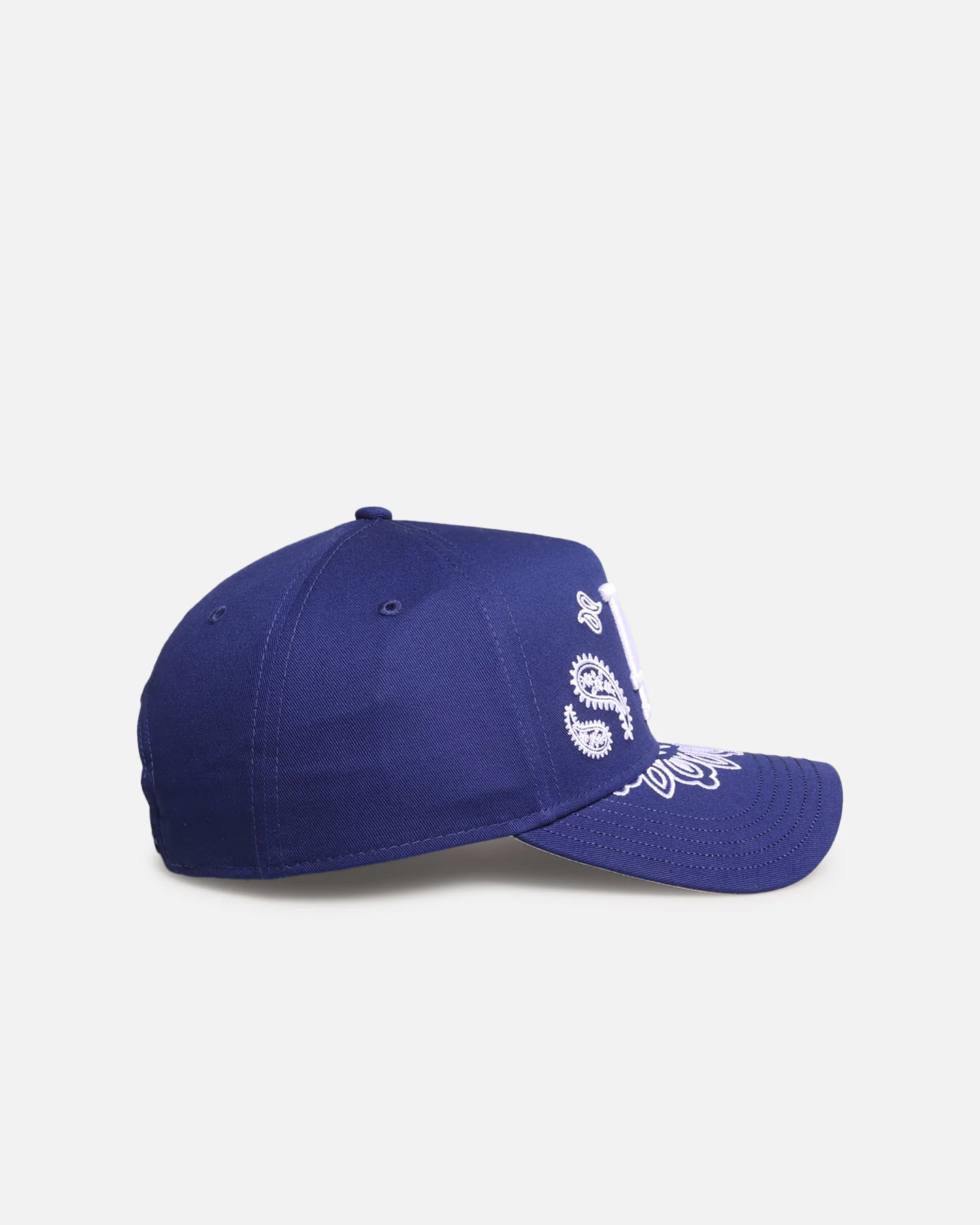 New Era Los Angeles Dodgers 'Paisley' 9FORTY A-Frame Snapback Blue - Image 3