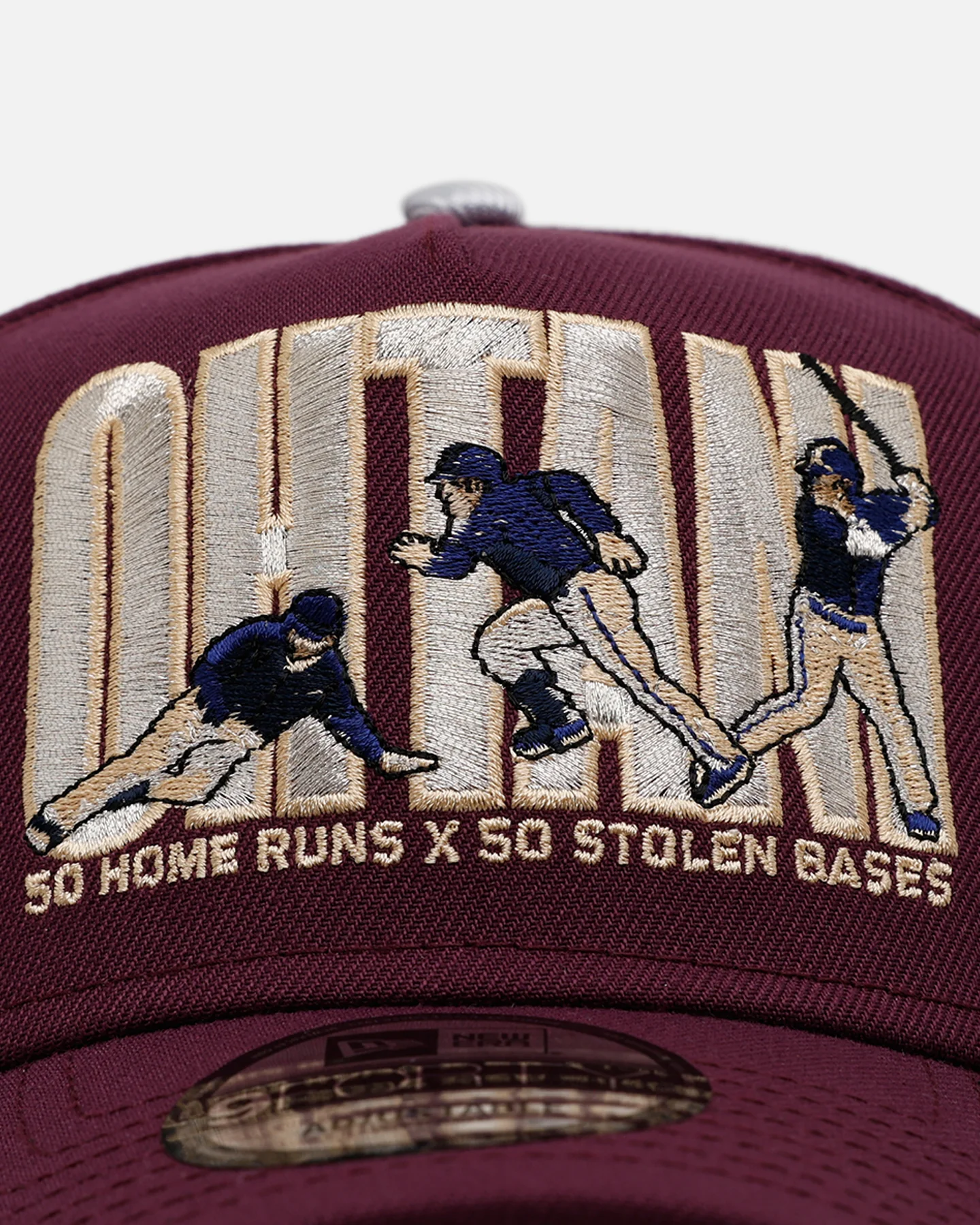 New Era Los Angeles Dodgers 'Plum' Ohtani 9FORTY A-Frame Snapback Plum - Image 5