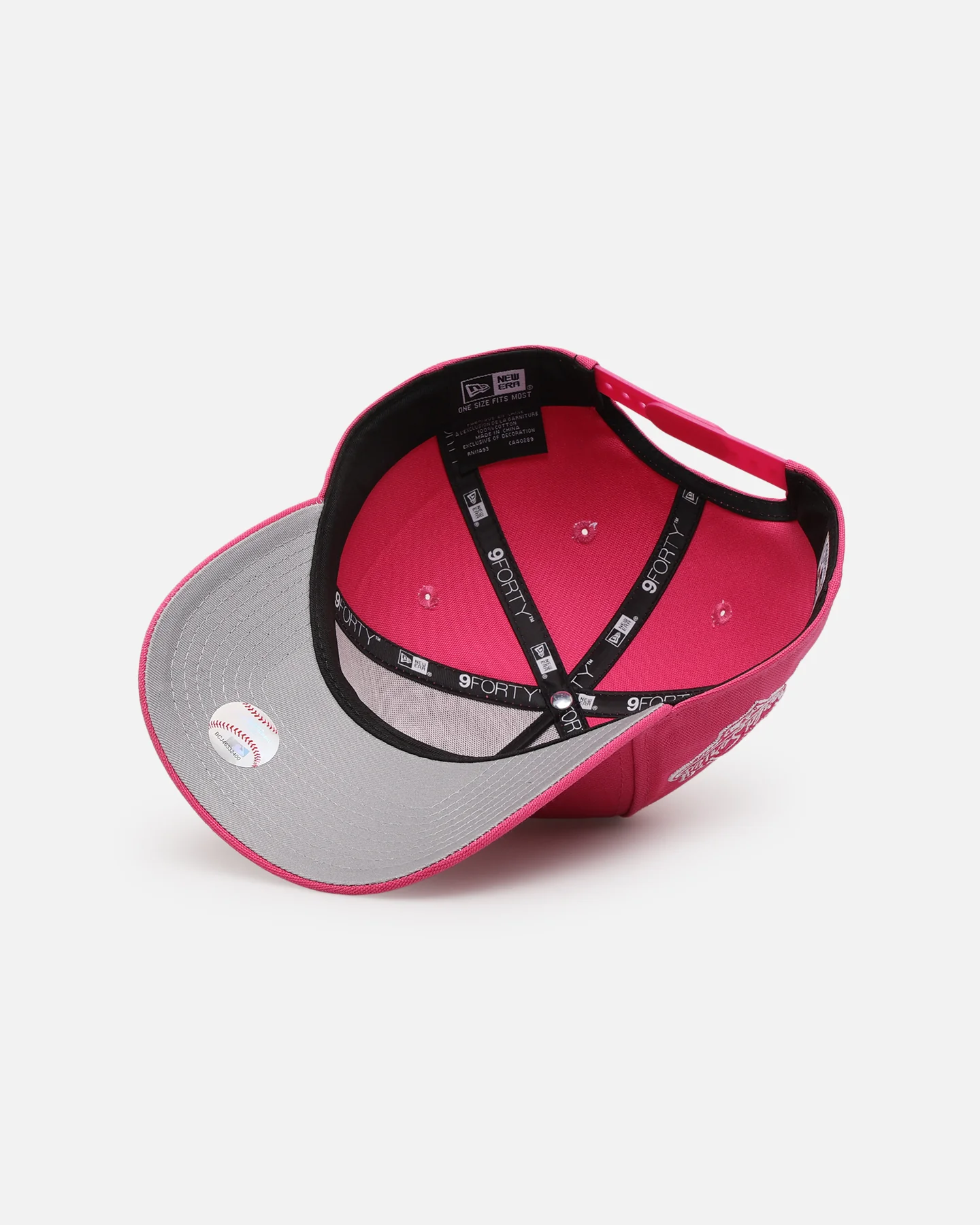New Era Los Angeles Dodgers 'Polychromatic' 9FORTY A-Frame Snapback Pink - Image 6