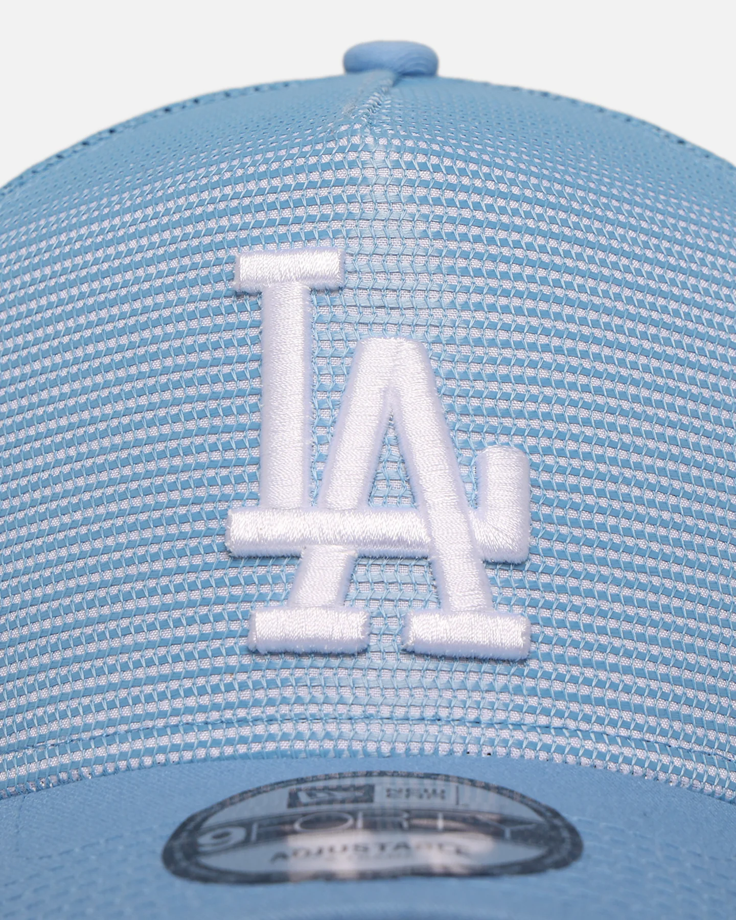 New Era Los Angeles Dodgers 'Polychromatic Mesh' 9FORTY A-Frame Snapback Sky Blue - Image 5
