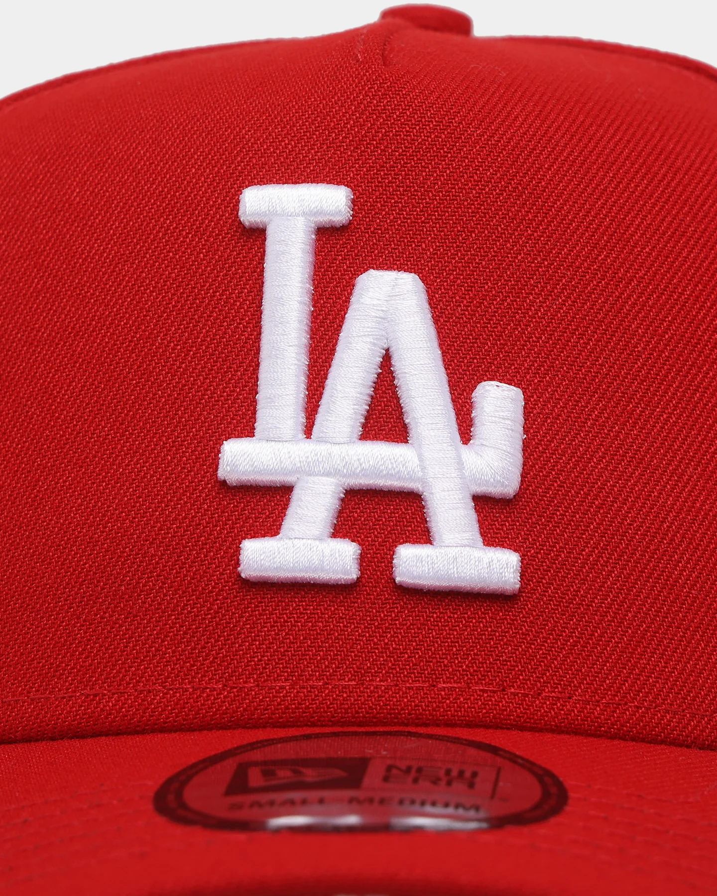 New Era Los Angeles Dodgers 'Fairisle' 9FORTY K-Frame Snapback Red/White - Image 5