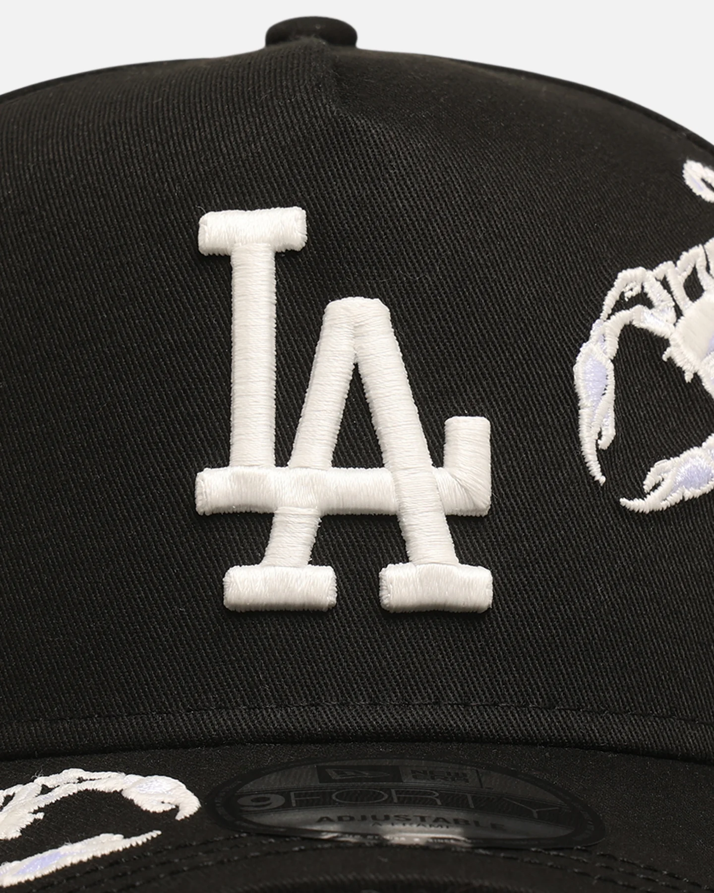 New Era Los Angeles Dodgers 'Scorpion' 9FORTY A-Frame Snapback Black - Image 5