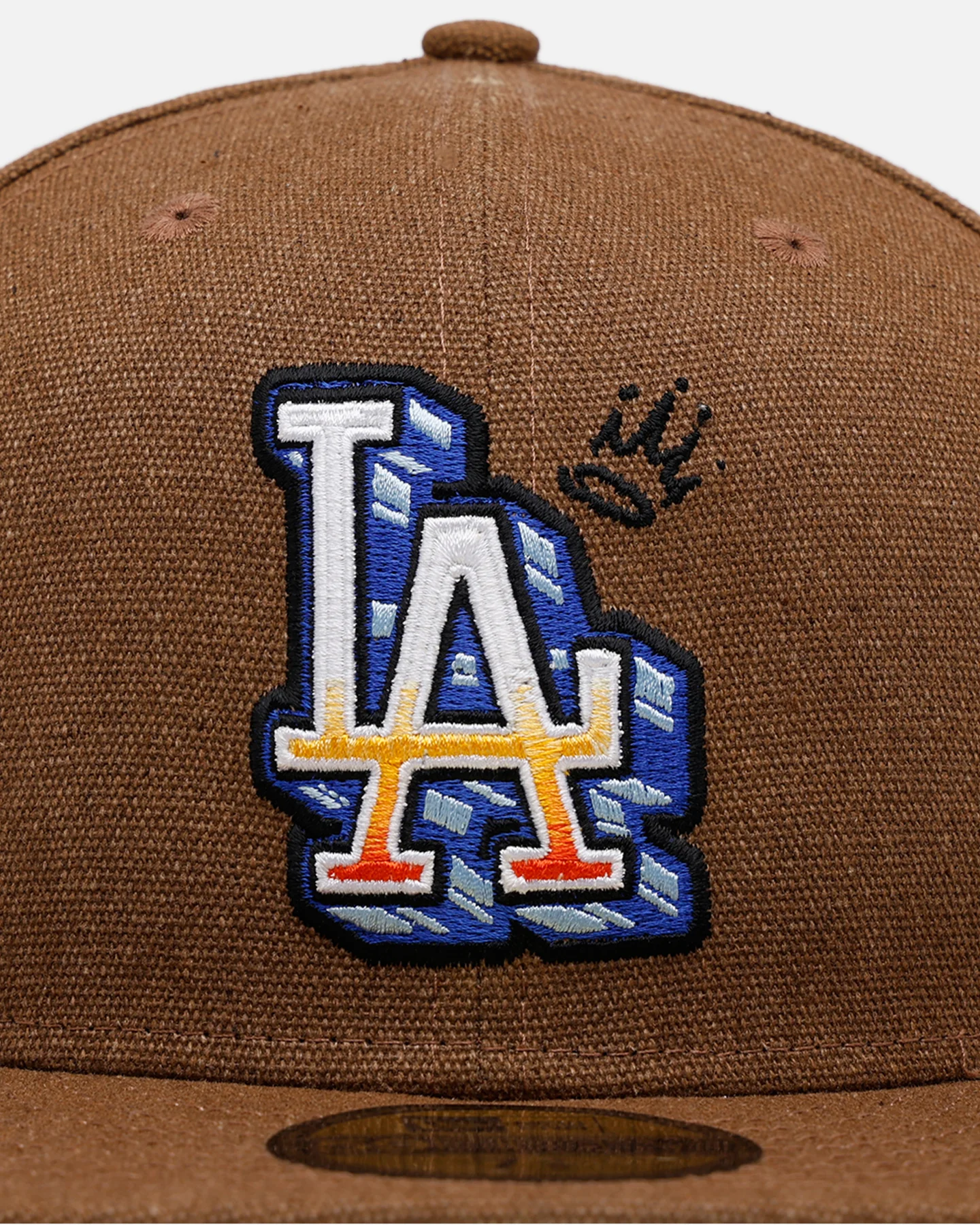 New Era Los Angeles Dodgers 'Scribble' 59FIFTY Fitted Brown - Image 5