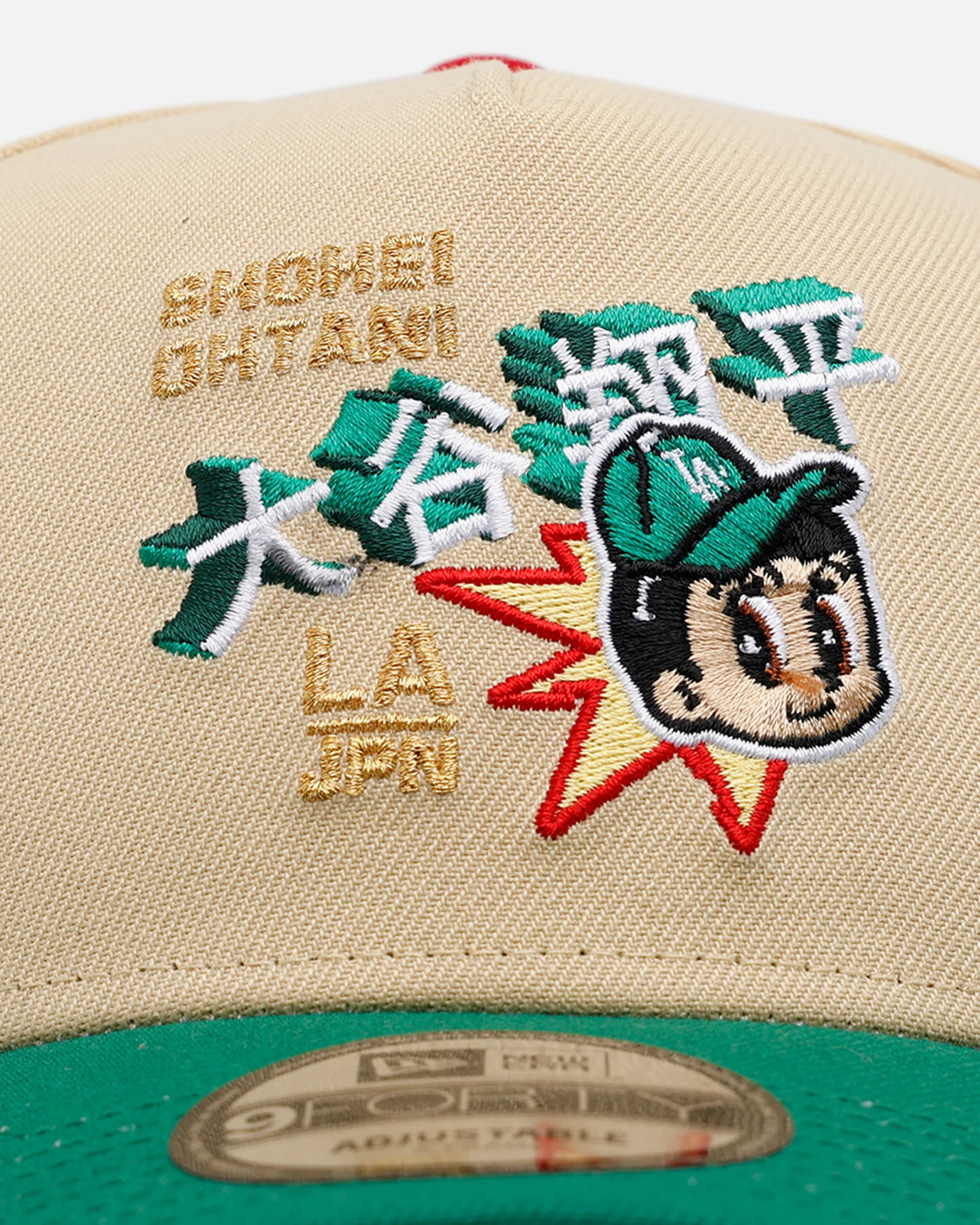 New Era Los Angeles Dodgers 'Shohei' 9FORTY A-Frame Snapback Vegas Gold - Image 5