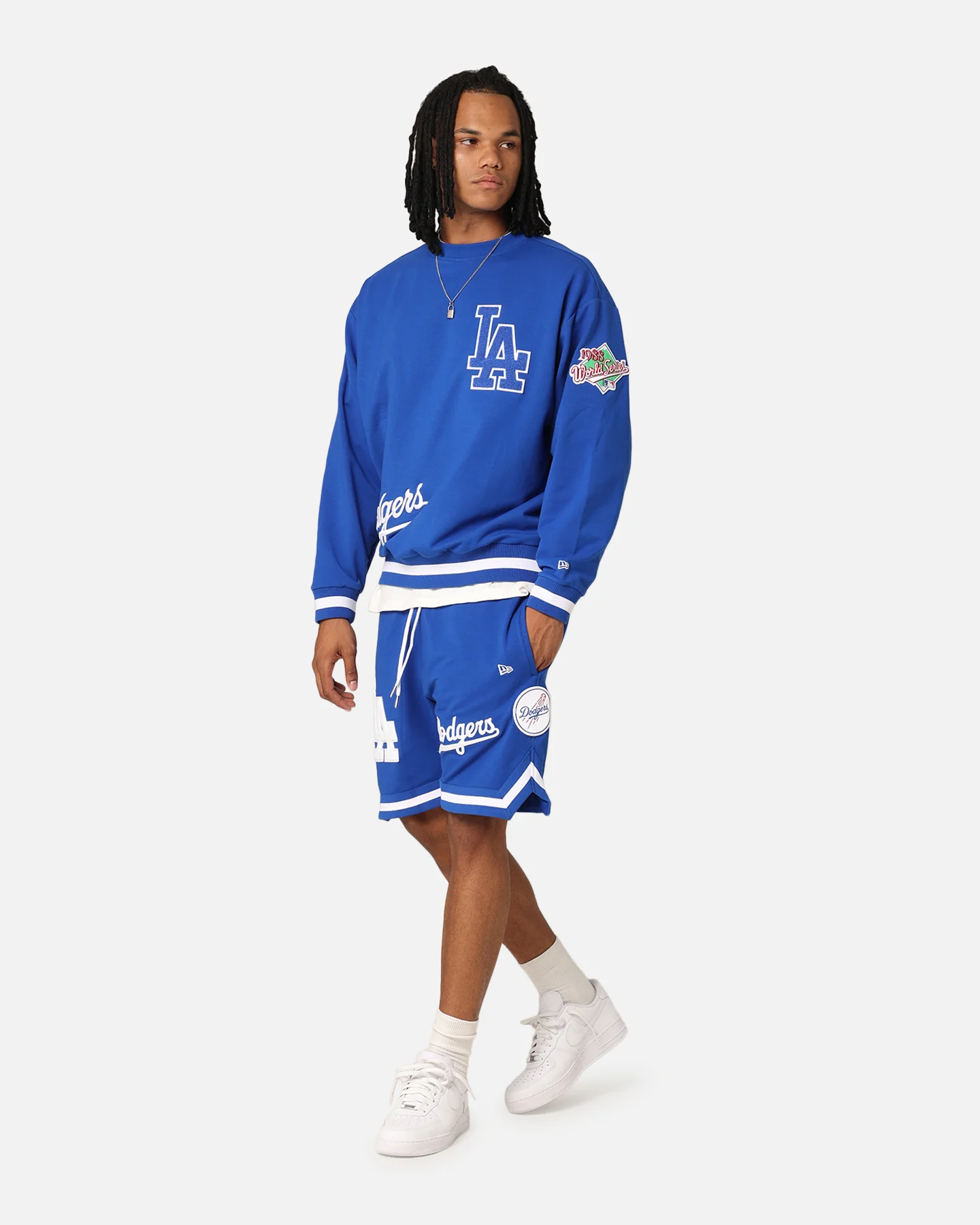 New Era Los Angeles Dodgers Shorts Bright Royal - Image 2