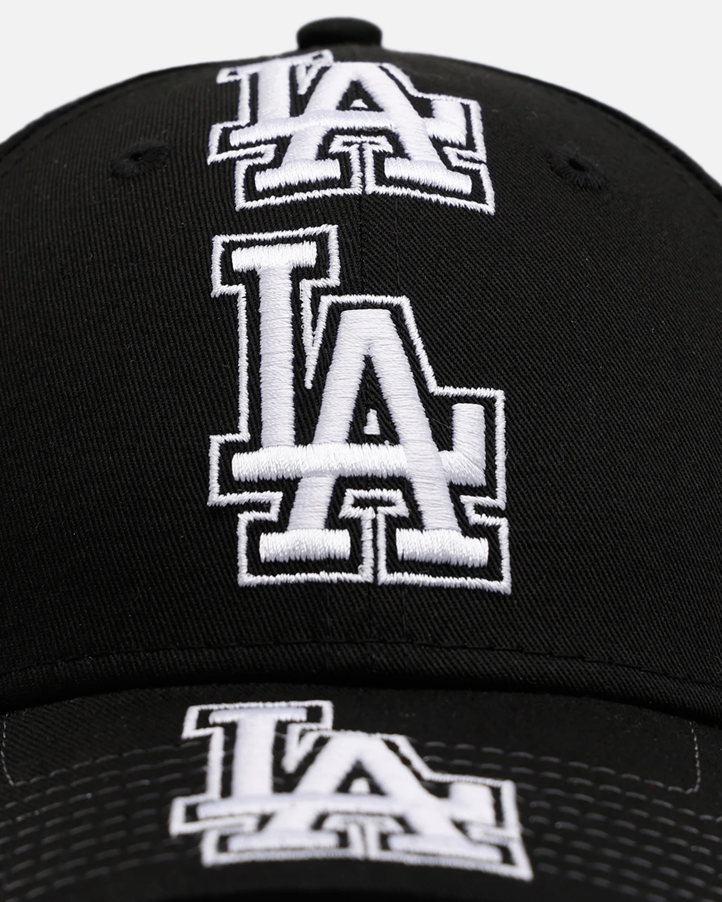 New Era Los Angeles Dodgers 'Spine' 9FORTY A-Frame Strapback Black/White - Image 5