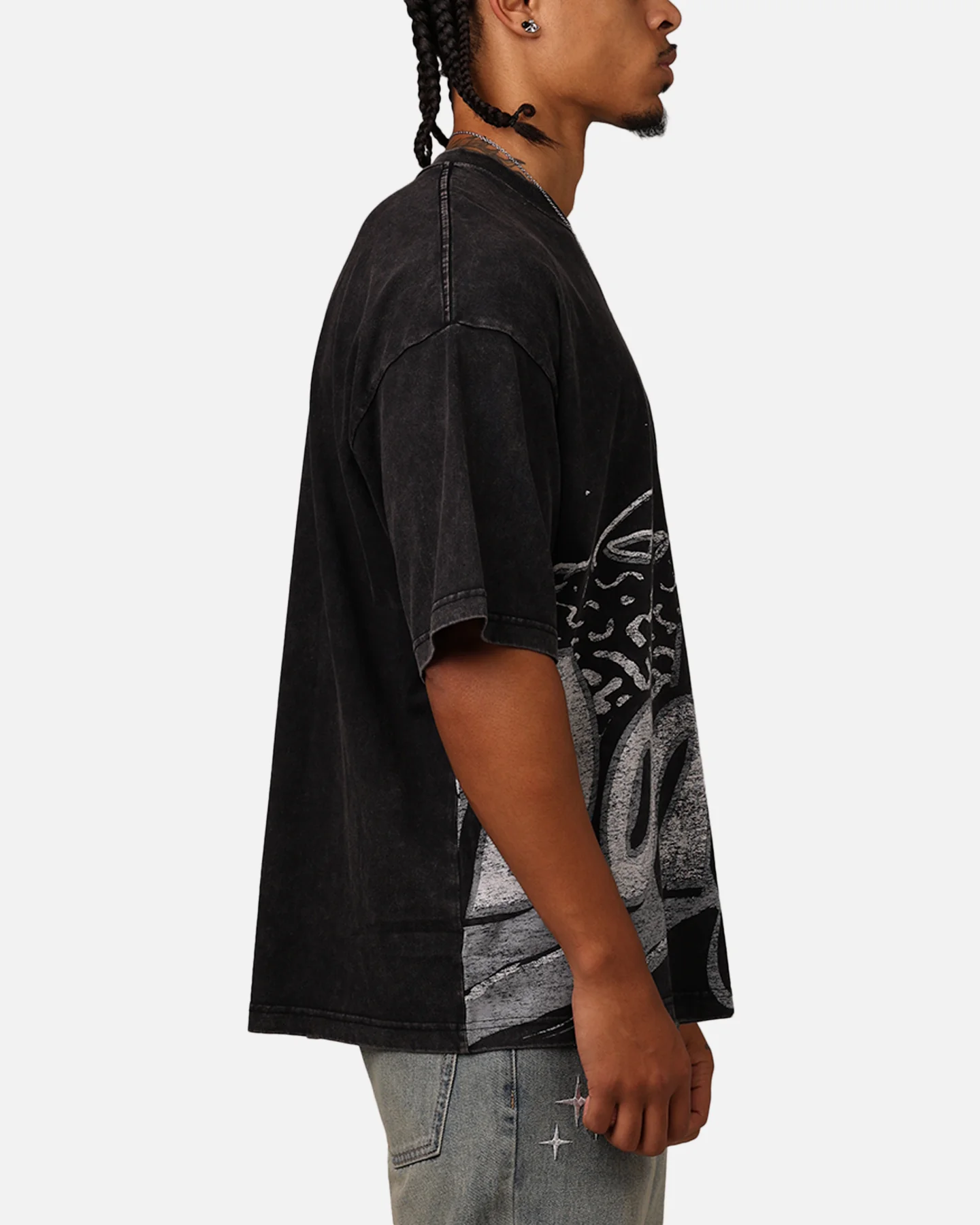 New Era Los Angeles Dodgers Sport Class T-Shirt Washed Black - Image 4