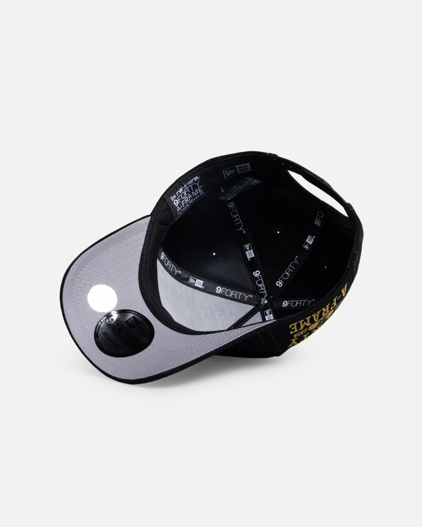 New Era Los Angeles Dodgers 'Statement Suede 10 Year Anniversary' 9FORTY A-Frame Snapback Black Suede - Image 6