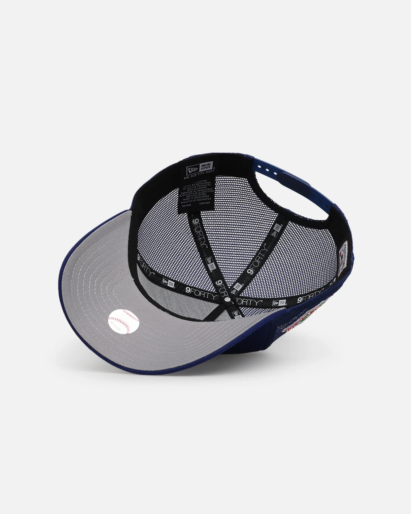 New Era Los Angeles Dodgers 'Team Color' 9FORTY A-Frame Trucker Snapback OTC - Image 6