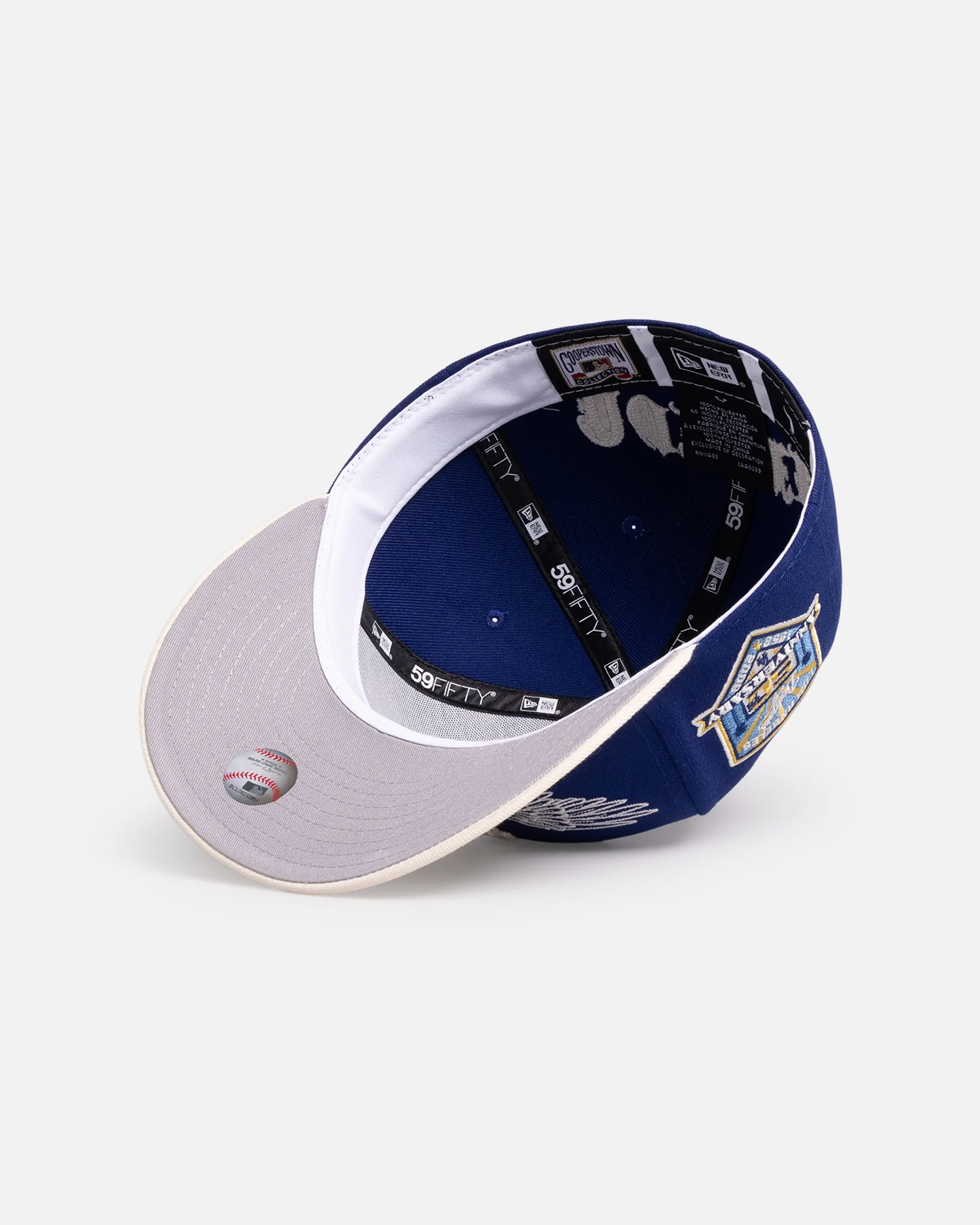 New Era Los Angeles Dodgers 'Team Wings' 59FIFTY Fitted Navy - Image 6
