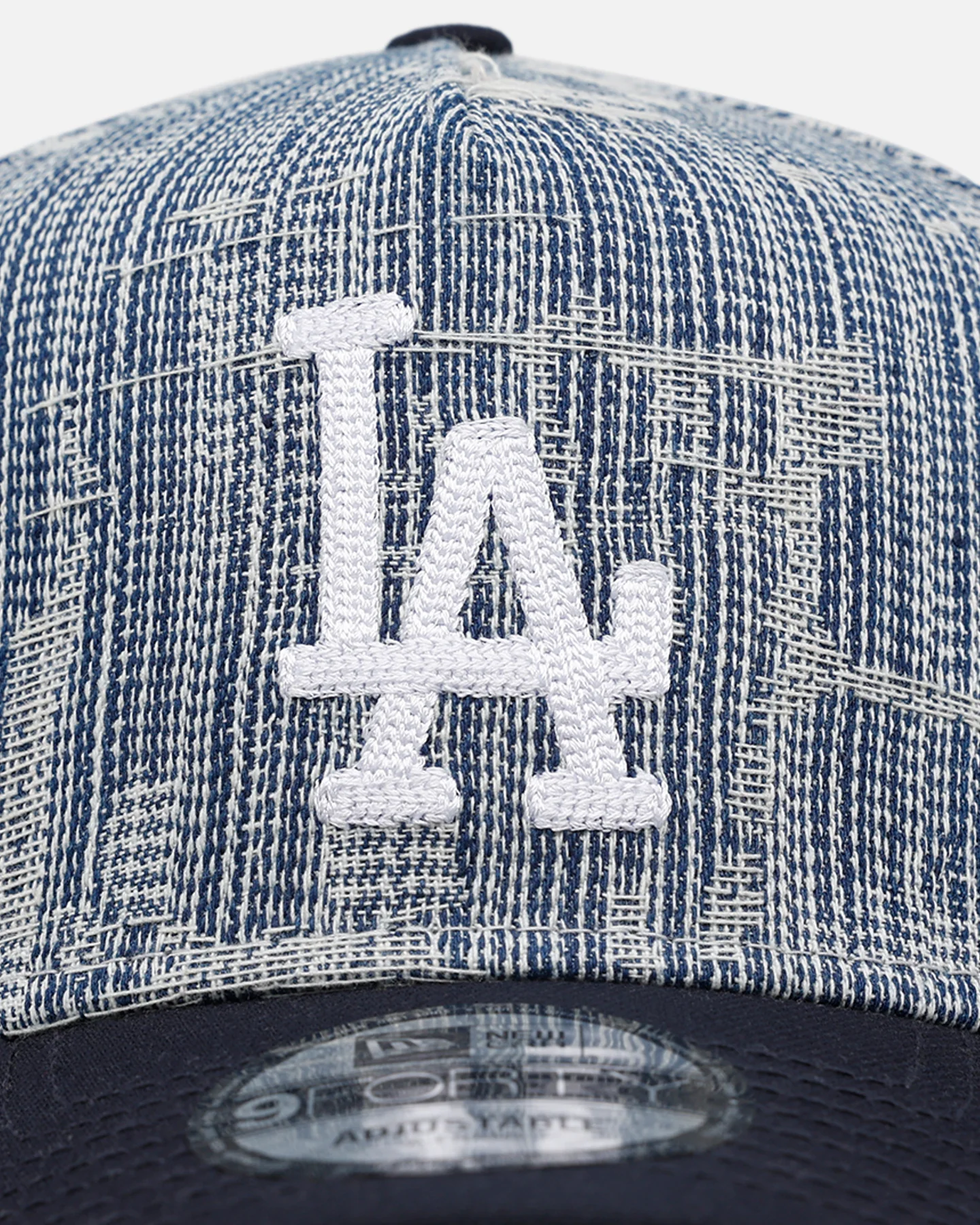 New Era Los Angeles Dodgers 'Two Tone Denim' 9FORTY A-Frame Snapback Denim - Image 5
