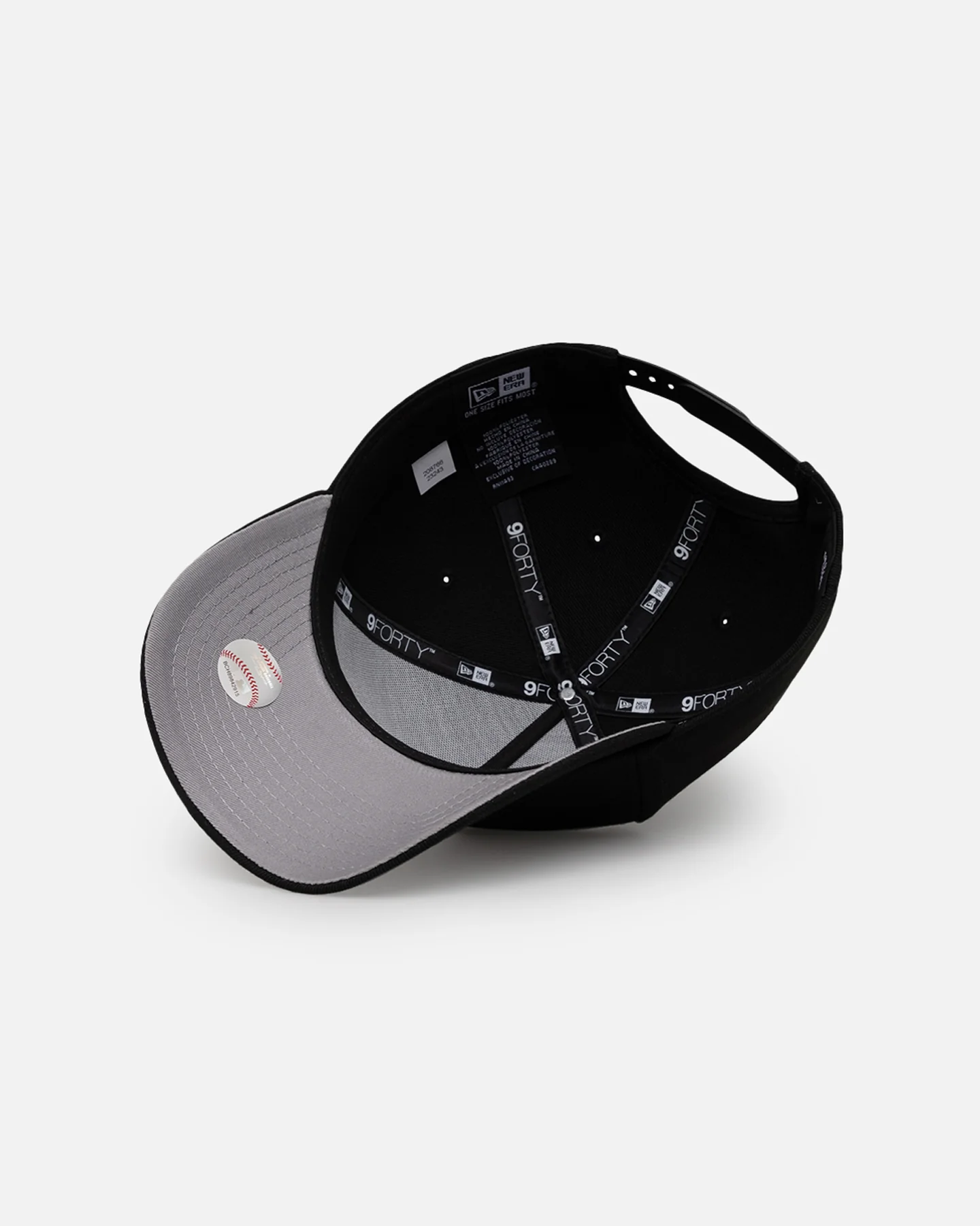 New Era Los Angeles Dodgers 'Upside Down LA Logo' 9FORTY A-Frame Snapback Black - Image 6