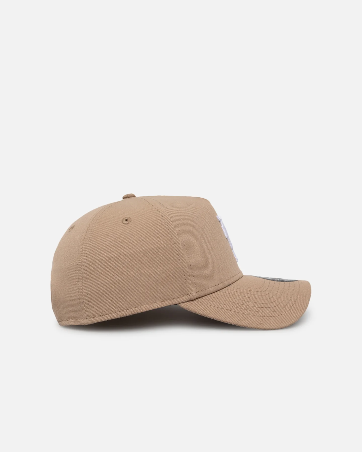 New Era Los Angeles Dodgers 'Upside Down LA Logo' 9FORTY A-Frame Snapback Camel - Image 3