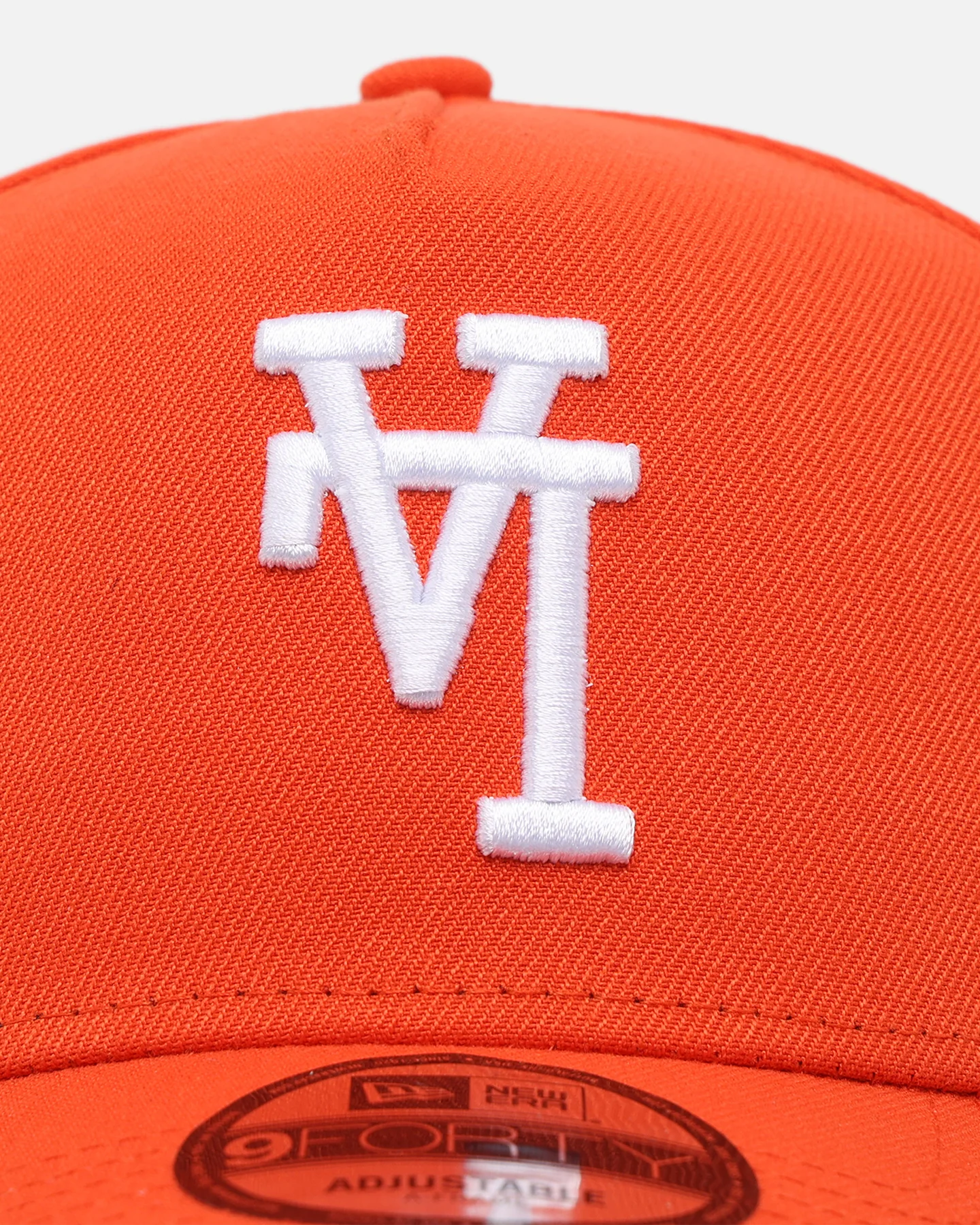New Era Los Angeles Dodgers 'Upside Down LA Polychromatic' 9FORTY A-Frame Snapback Orange - Image 5