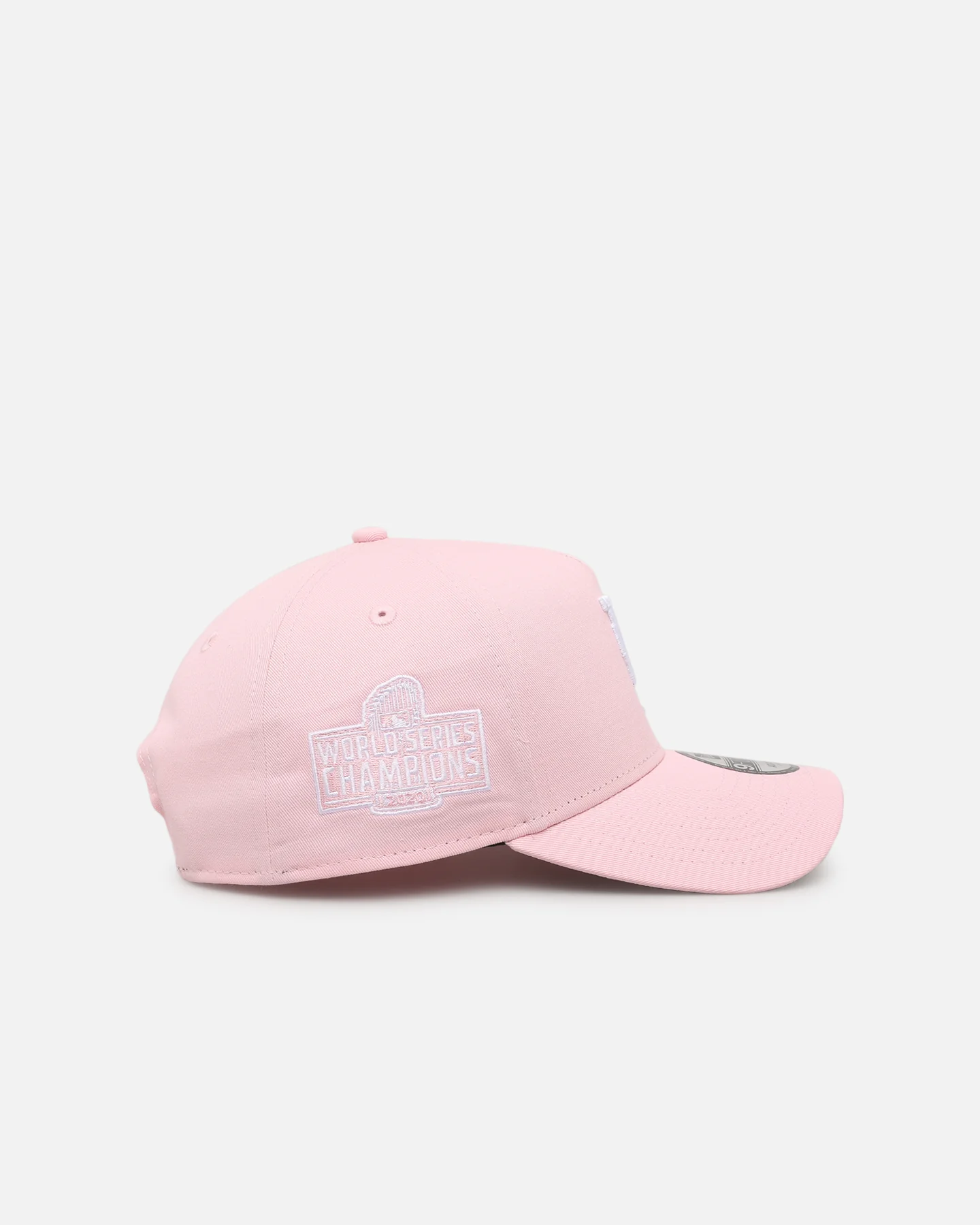 New Era Los Angeles Dodgers 'Upside Down LA Polychromatic' 9FORTY A-Frame Snapback Pink - Image 3