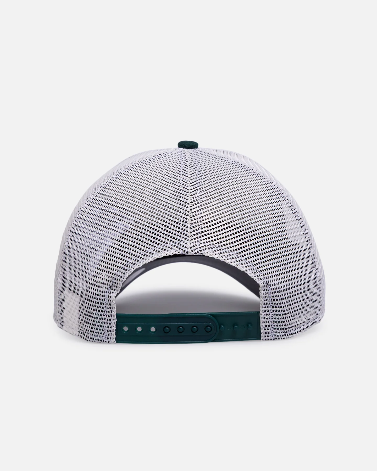 New Era Los Angeles Dodgers 'Upside Down Logo' 9FORTY A-Frame Trucker Snapback White/Green - Image 2