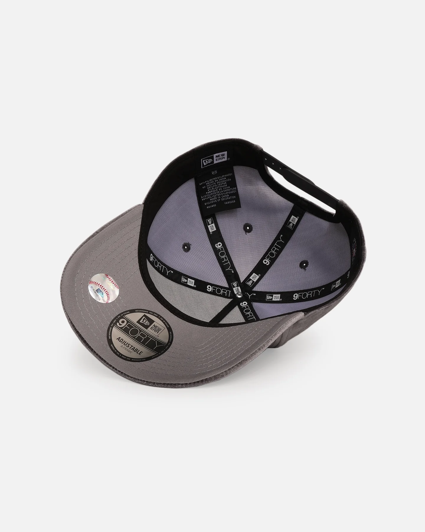 New Era Los Angeles Dodgers 'Velvet Dreams 2.0' 9FORTY A-Frame Snapback Grey - Image 7
