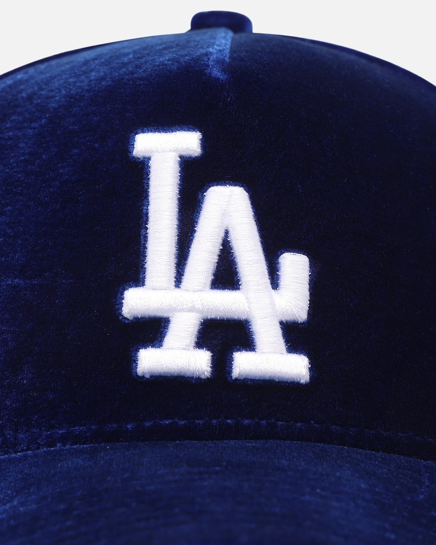 New Era Los Angeles Dodgers 'Velvet Official Team Color' 9FORTY A-Frame Snapback Blue - Image 5