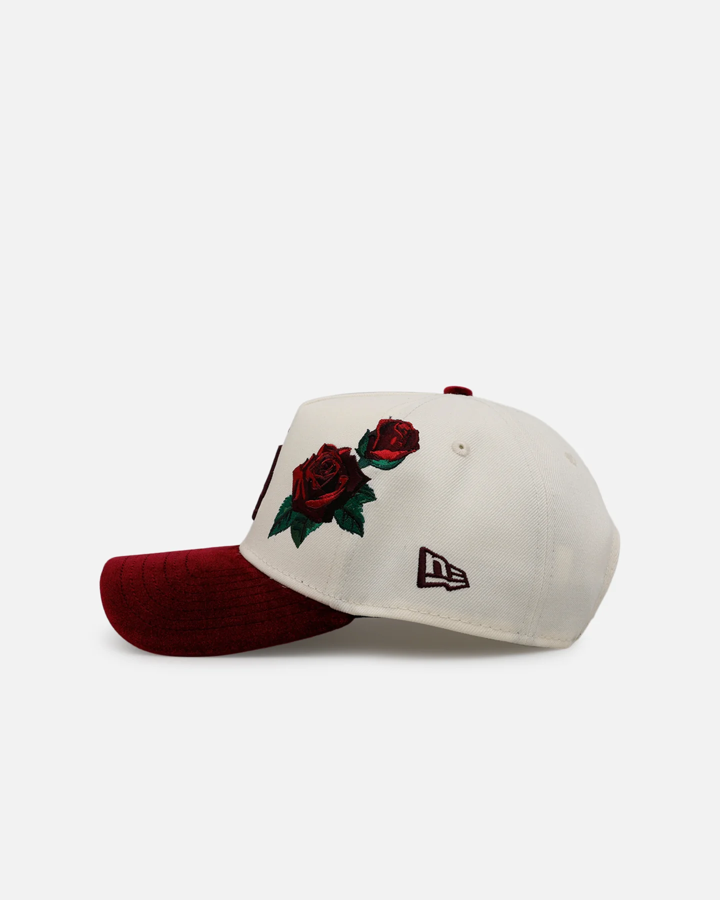 New Era Los Angeles Dodgers 'Velvet Roses' 9FORTY A-Frame Snapback Chrome - Image 5
