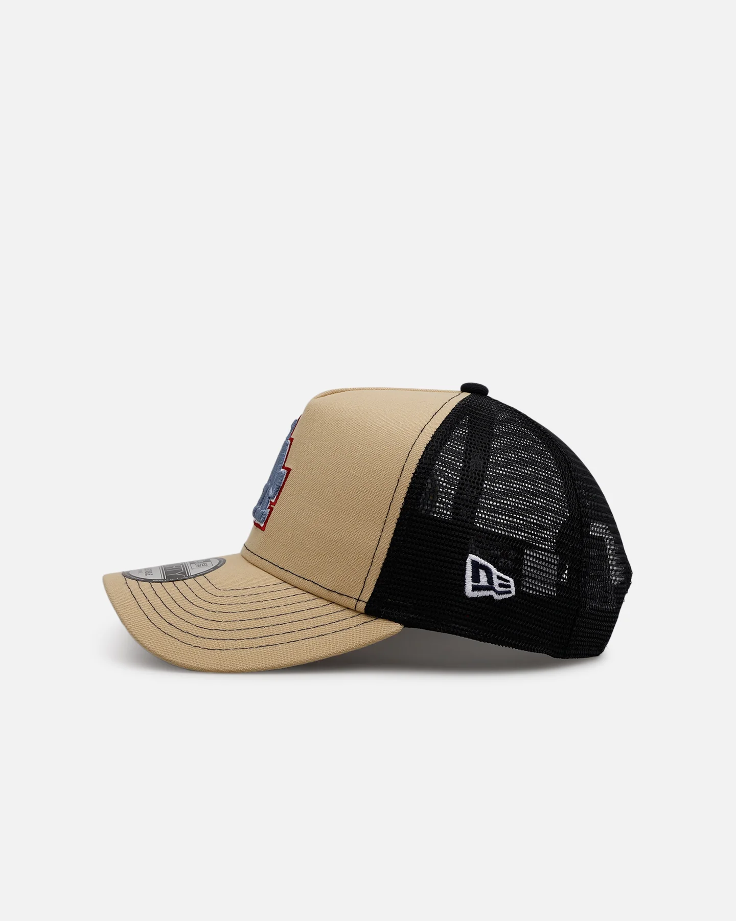 New Era Los Angeles Dodgers 'Vintage Truckers' 9FORTTY A-Frame Trucker Snapback Vegas Gold - Image 4