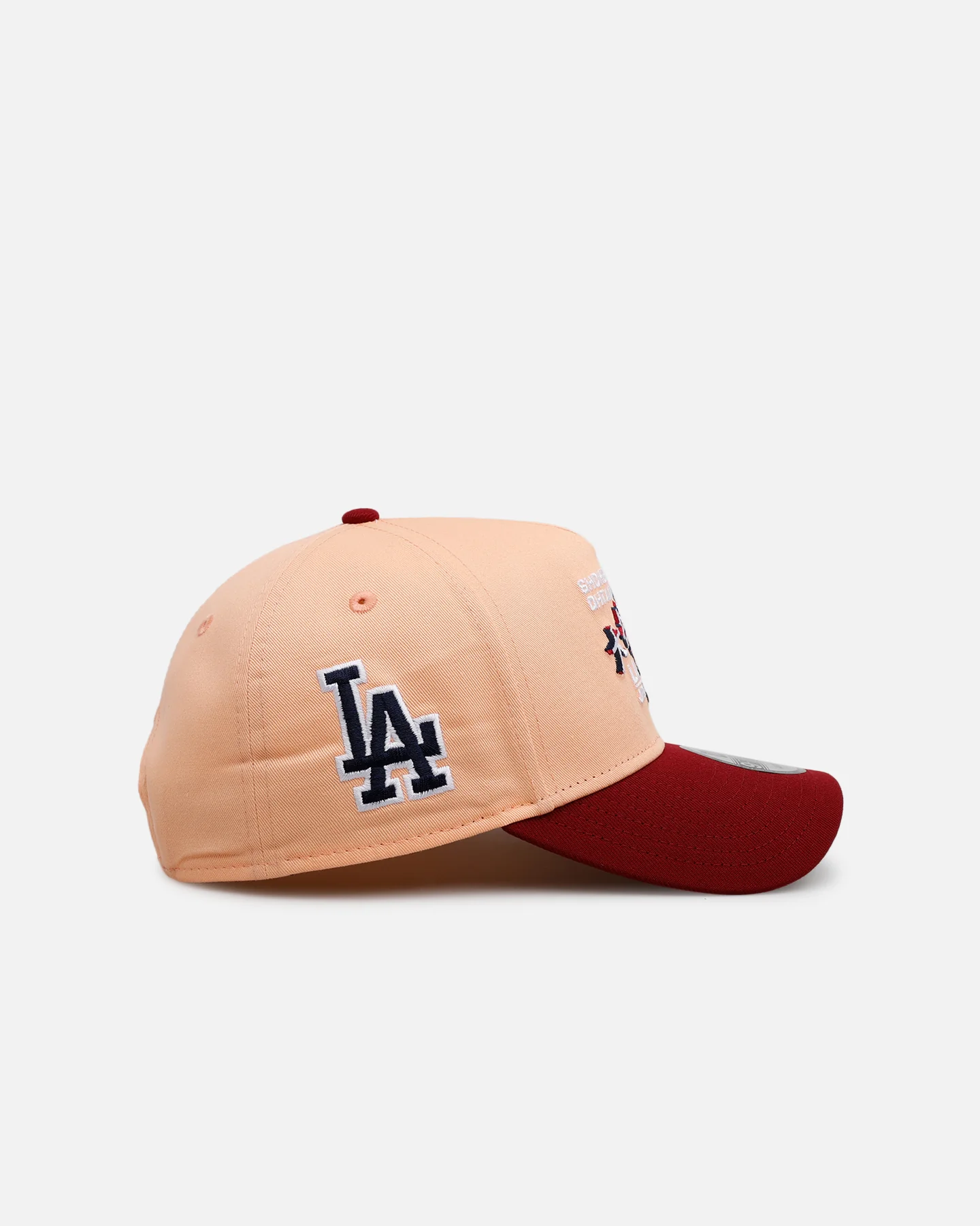 New Era Los Angeles Dodgers 'Volcano' Ohtani 9FORTY A-Frame Snapback Peach - Image 3