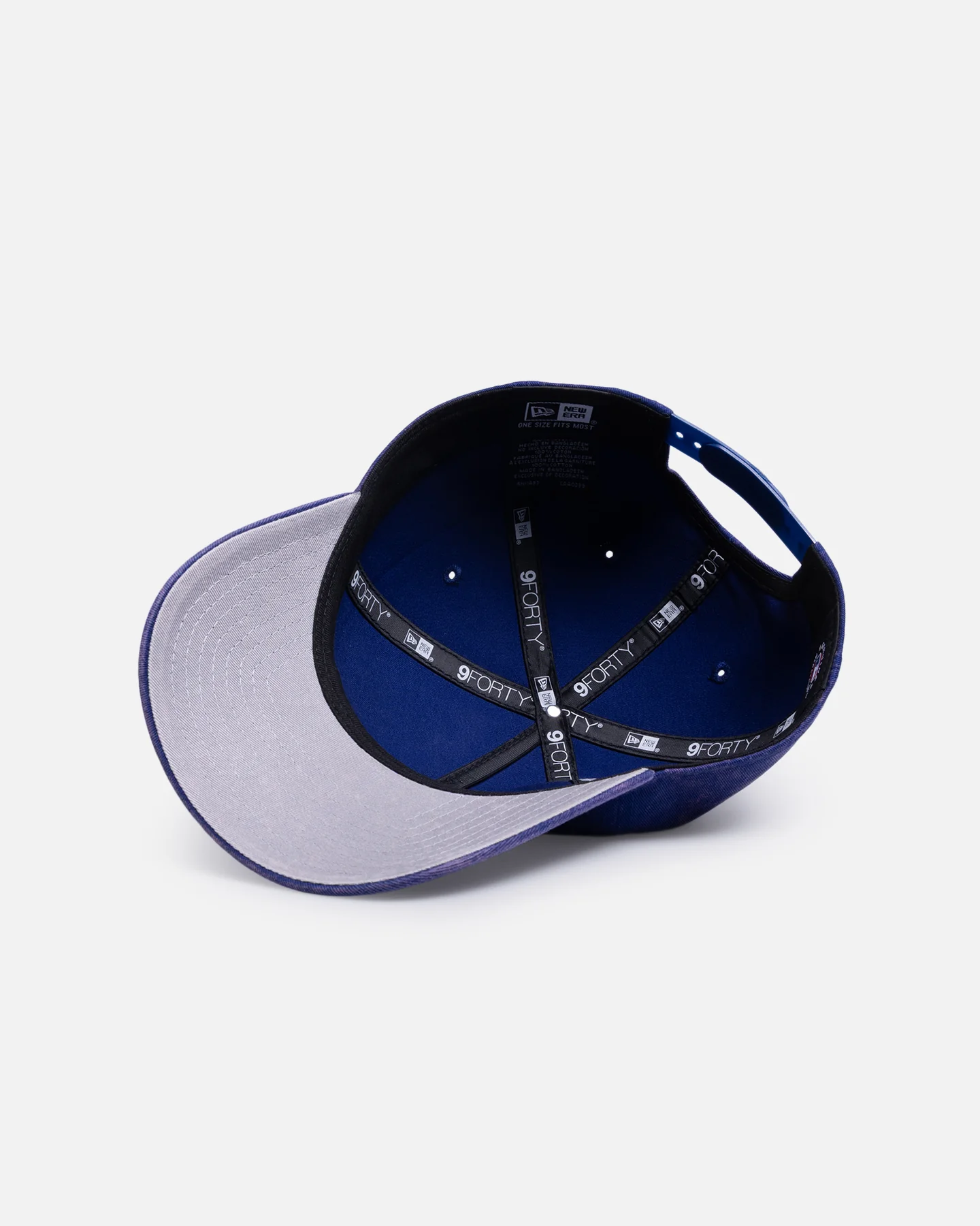 New Era Los Angeles Dodgers 'Washed' 9FORTY A-Frame Snapback Blue - Image 6