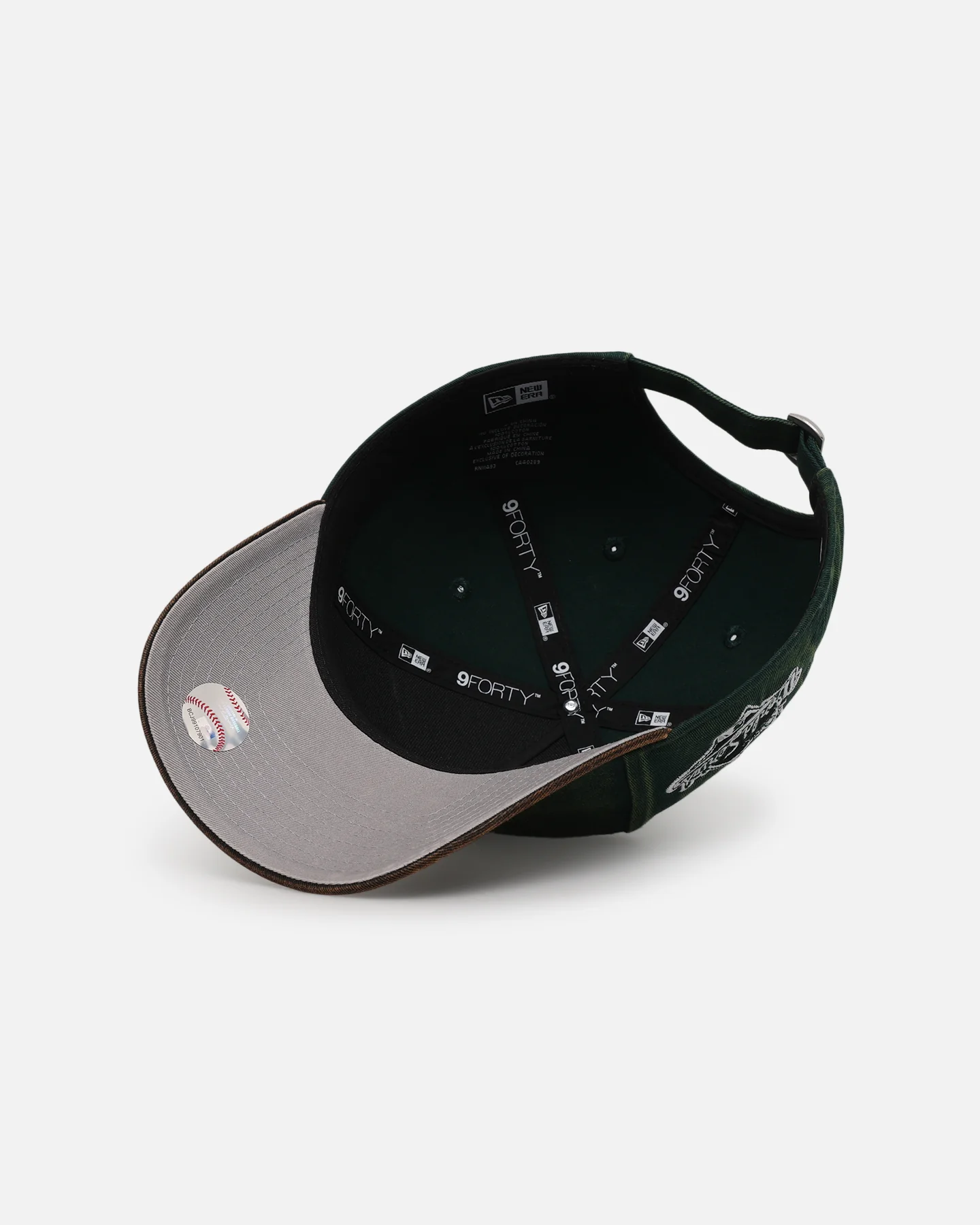 New Era Los Angeles Dodgers 'Washed Green' 9FORTY A-Frame Strapback Green/Black - Image 6