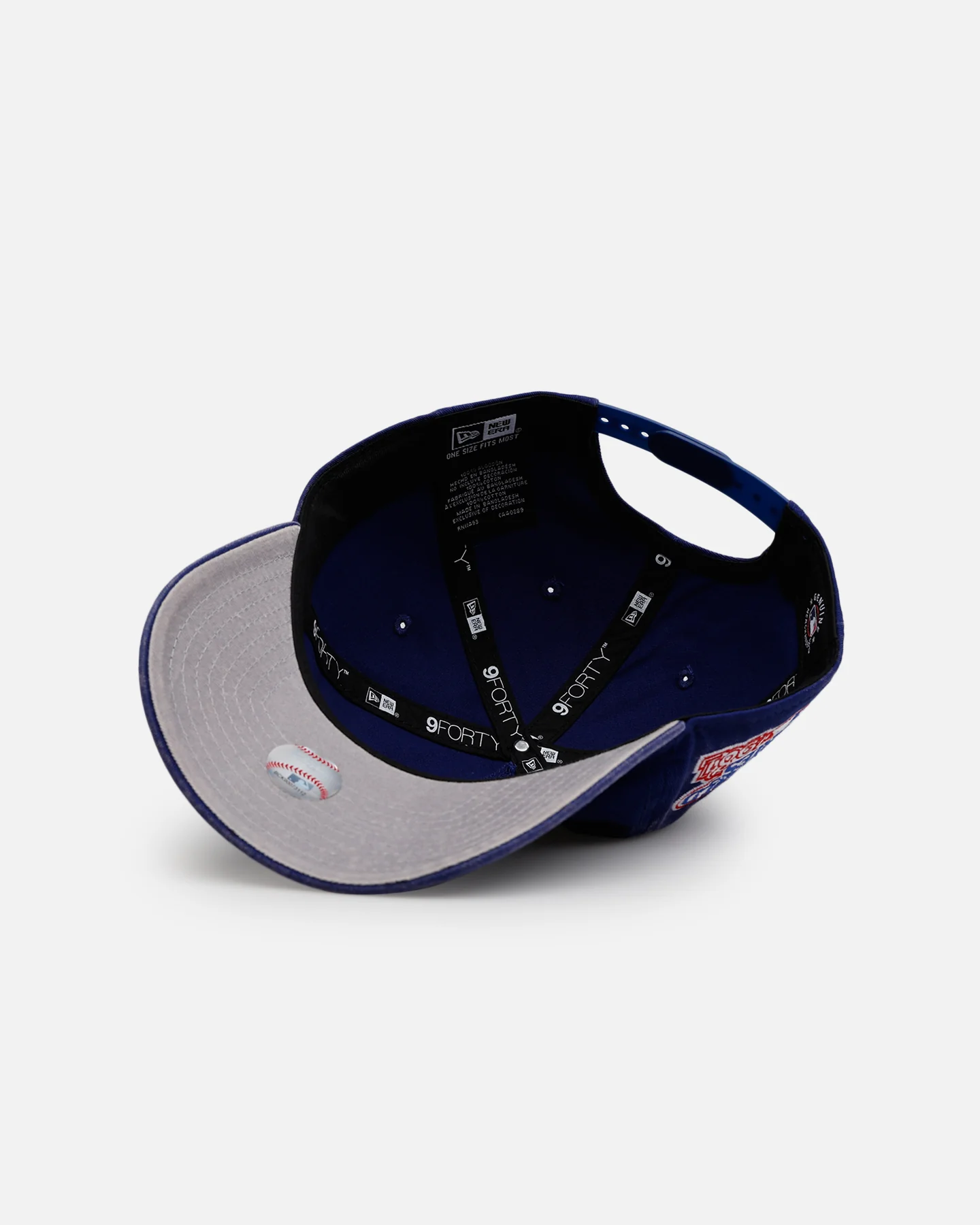 New Era Los Angeles Dodgers 'Washed Team Color' Unstructured 9FORTY A-Frame Snapback Official Team Color - Image 6
