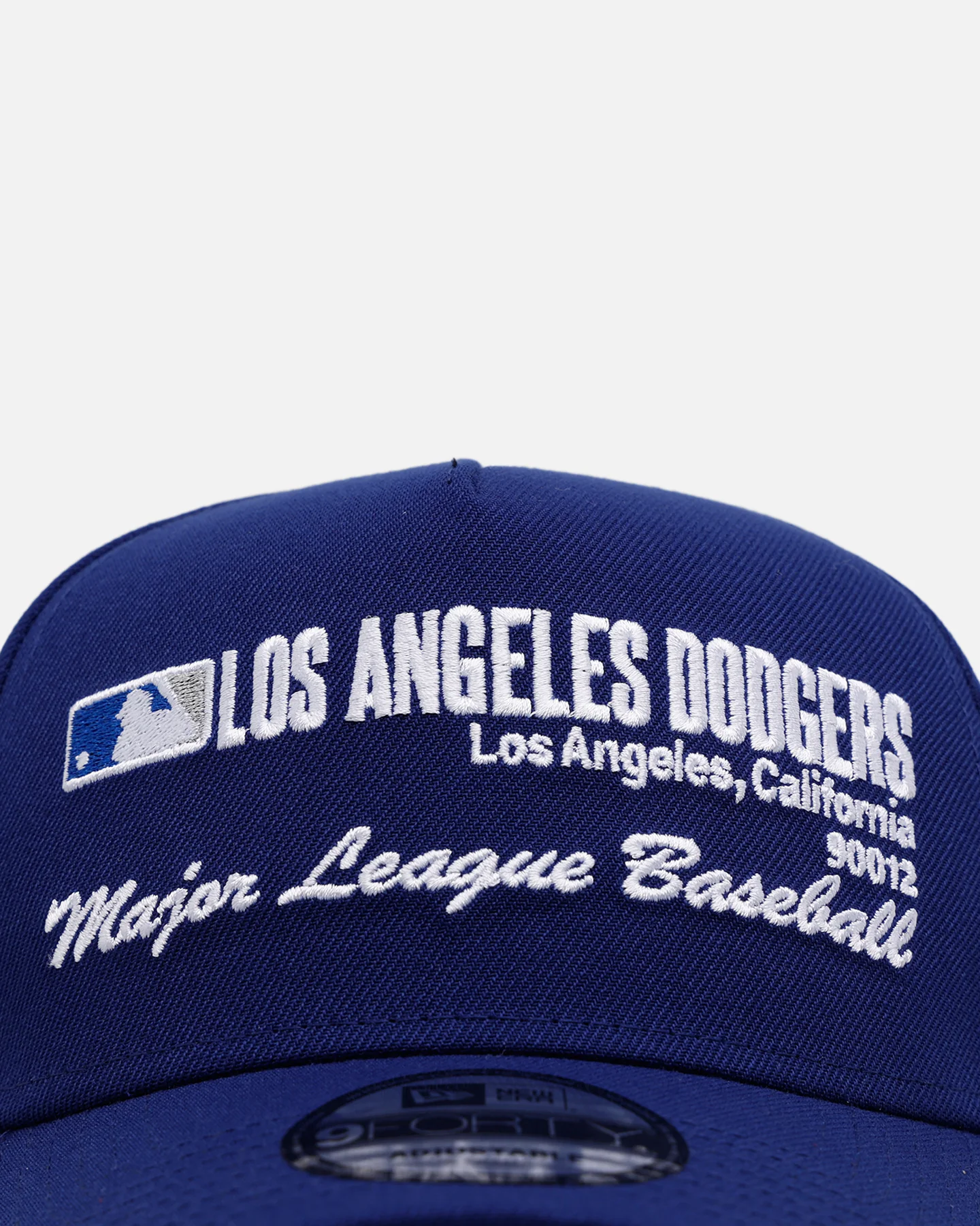New Era Los Angeles Dodgers 'Workleague' 9FORTY A-Frame Snapback Blue - Image 5