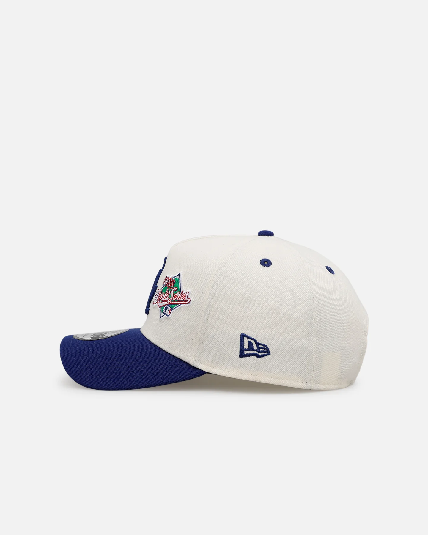 New Era Los Angeles Dodgers 'World Series Logo' 9FORTY A-Frame Snapback Chrome - Image 4