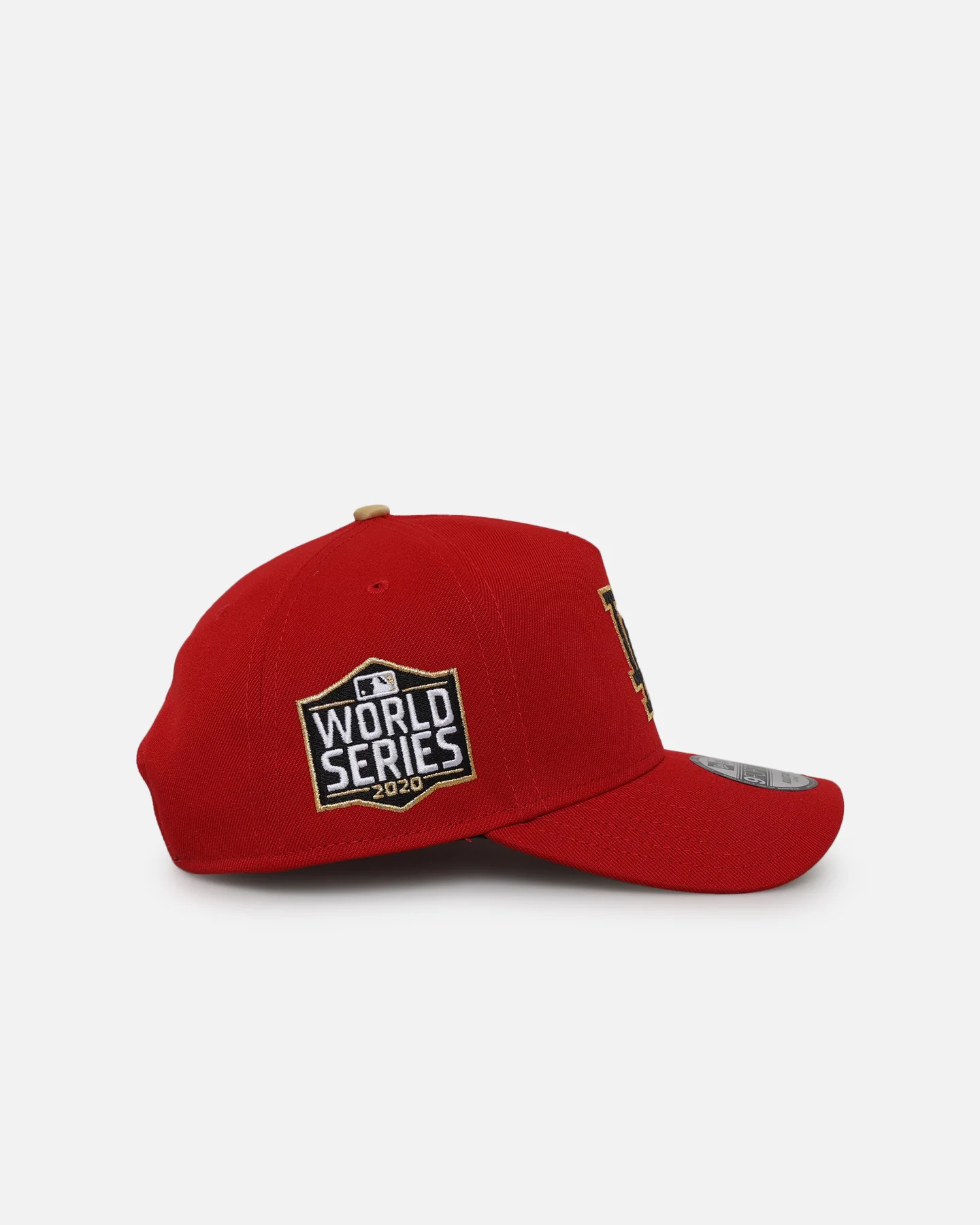 New Era Los Angeles Dodgers 'Year Of The Snake' 9FORTY A-Frame Snapback Red/Gold - Image 3